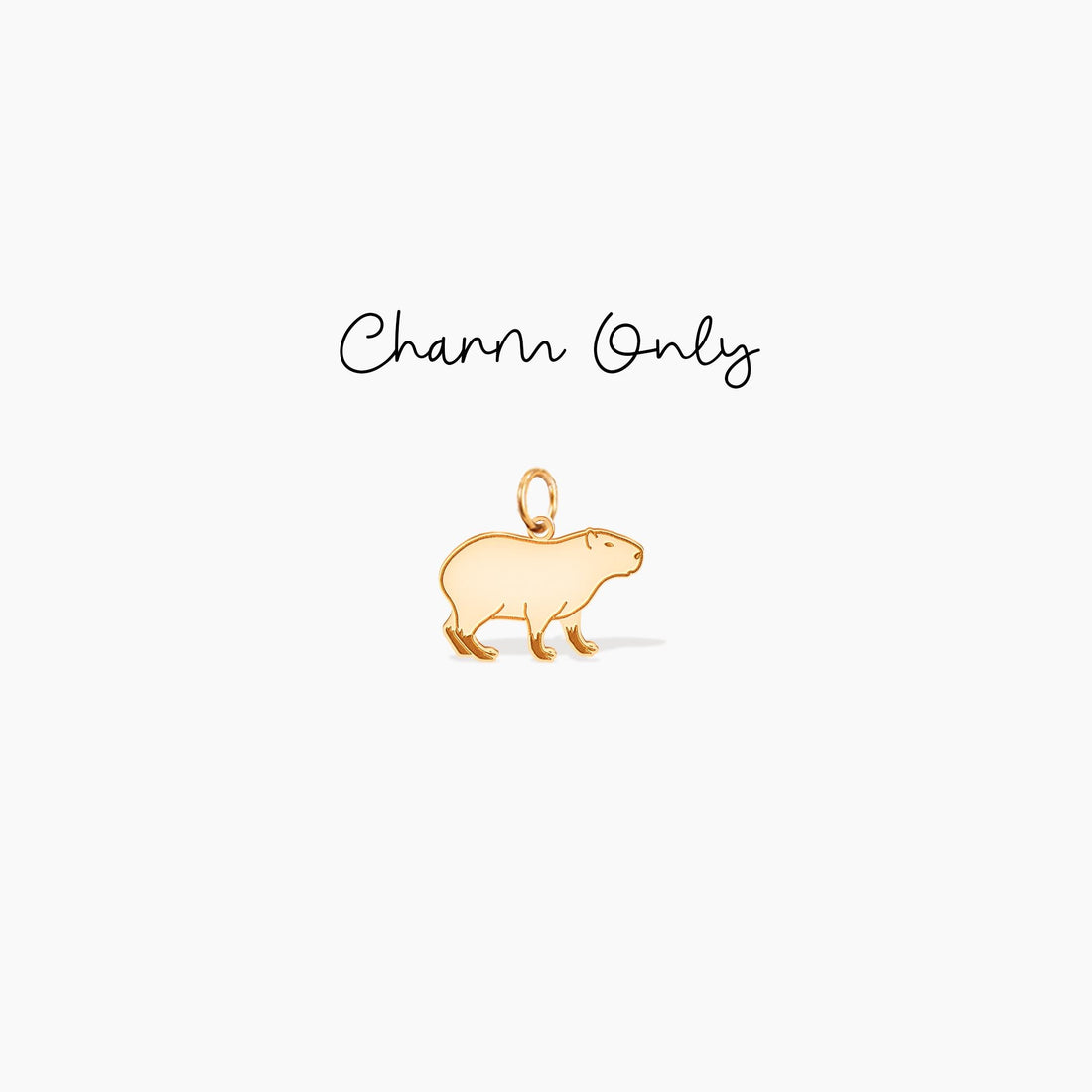 Capybara Charm Pendant