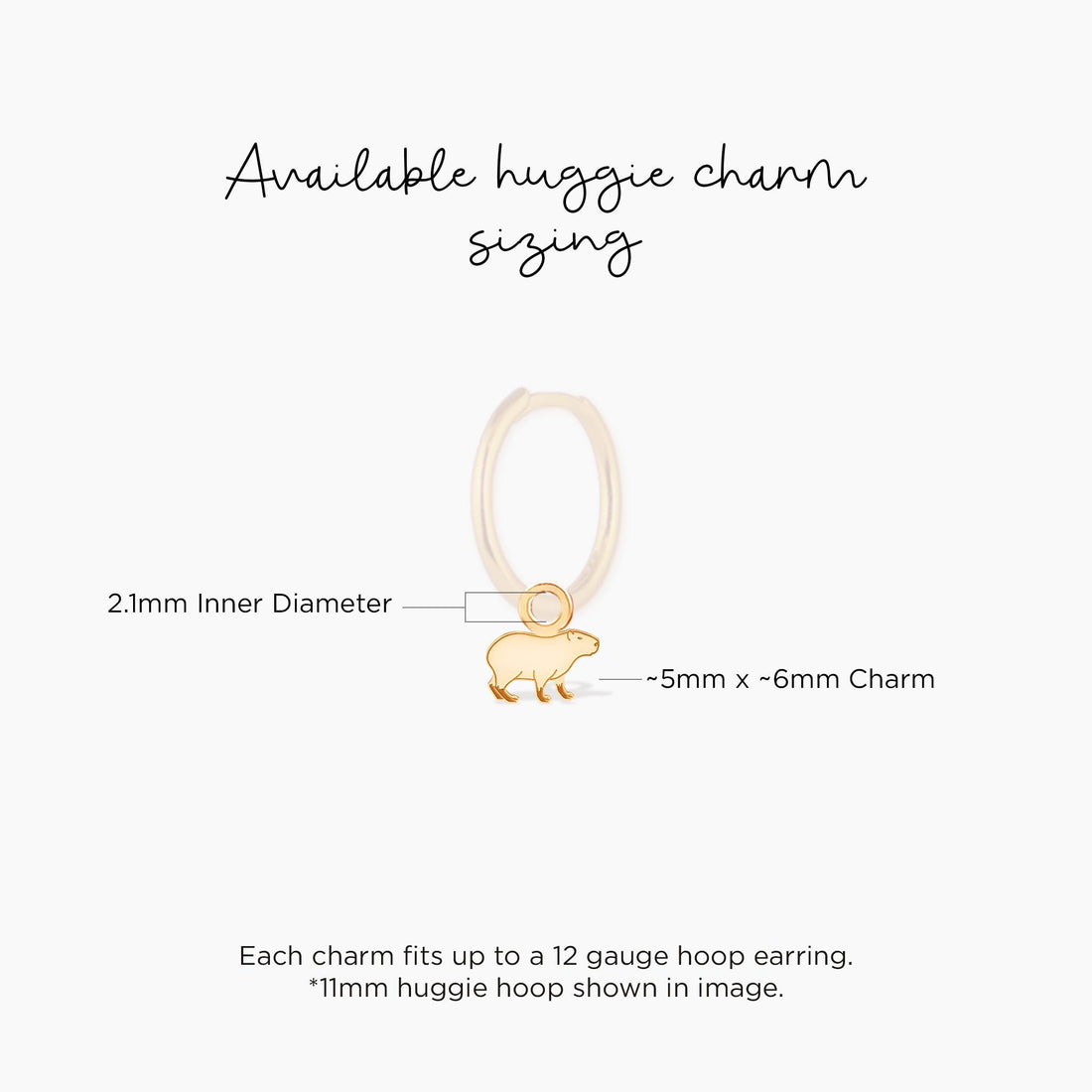 Capybara Charm Pendant