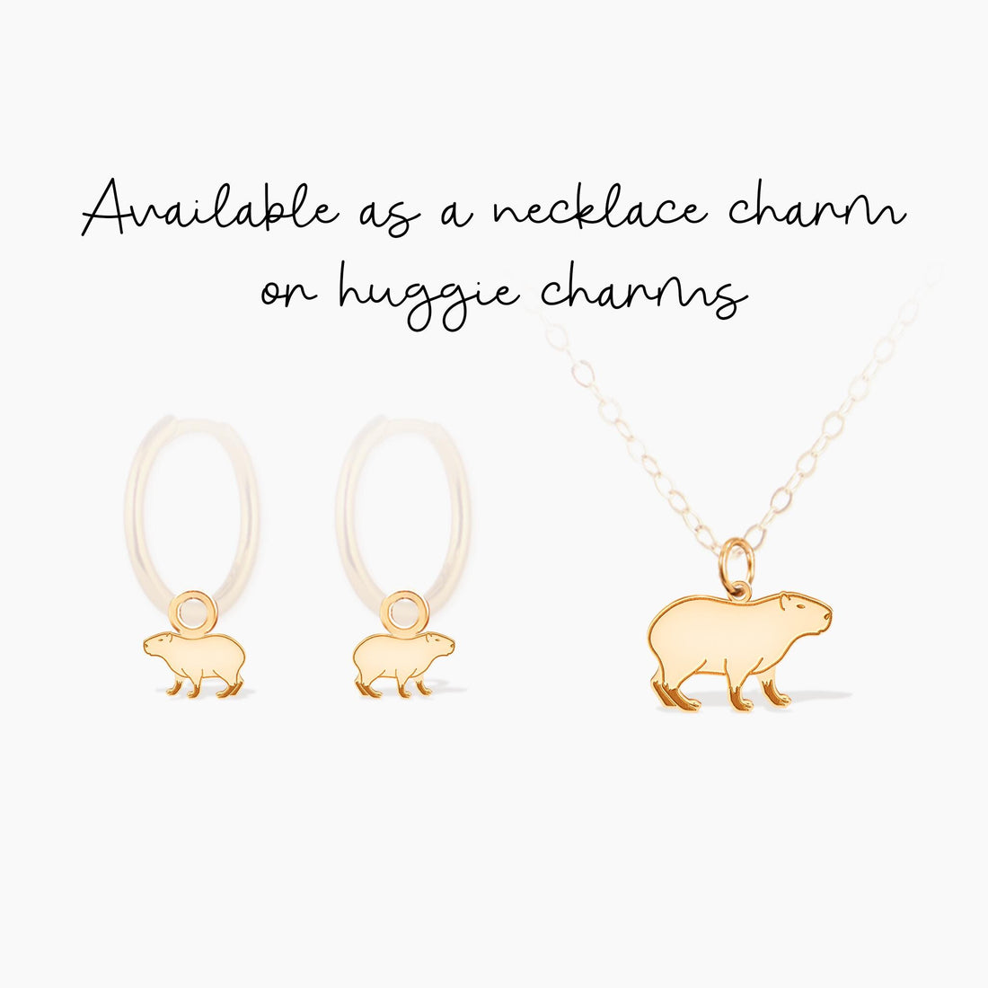 Capybara Charm Pendant