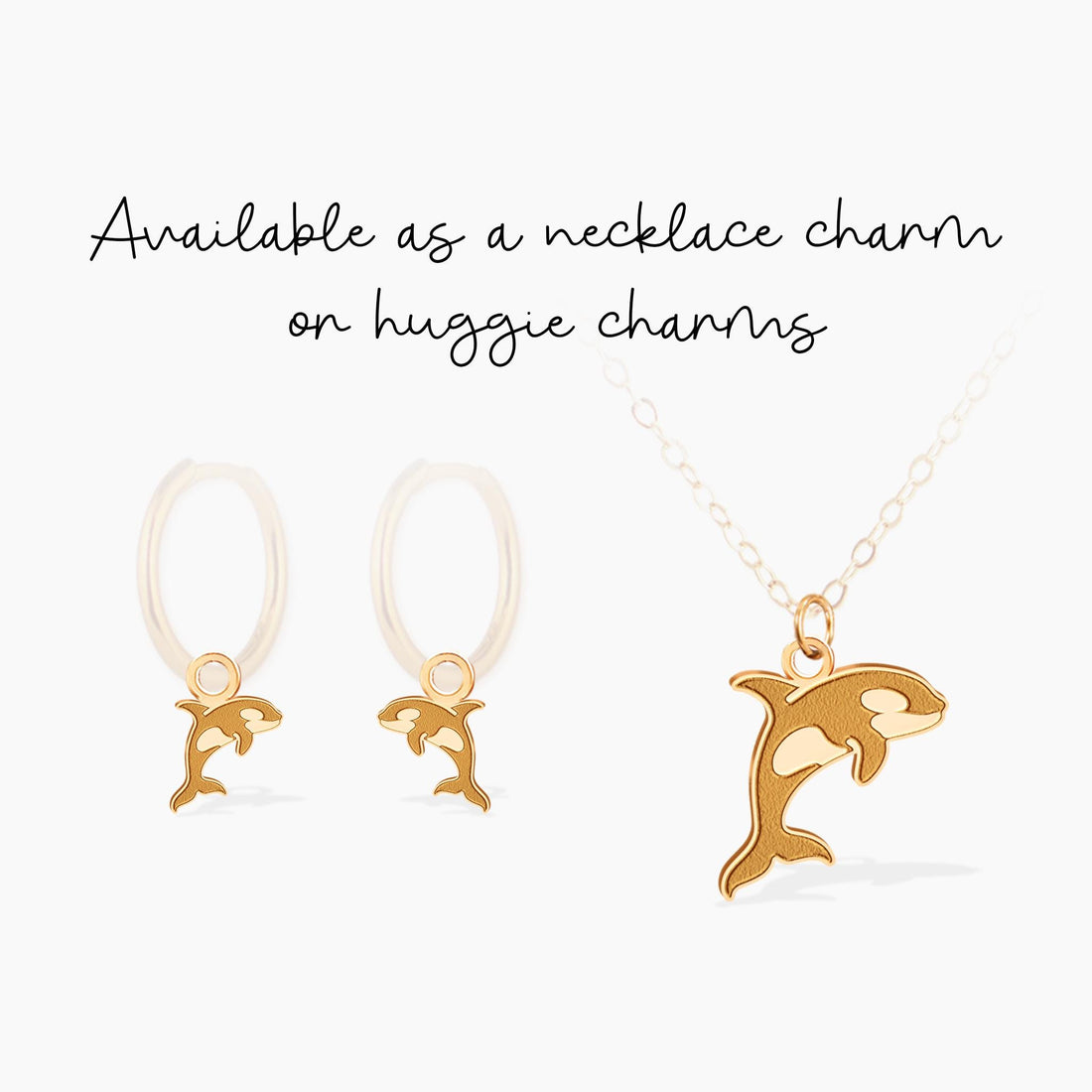 Orca Whale Pendant Necklace