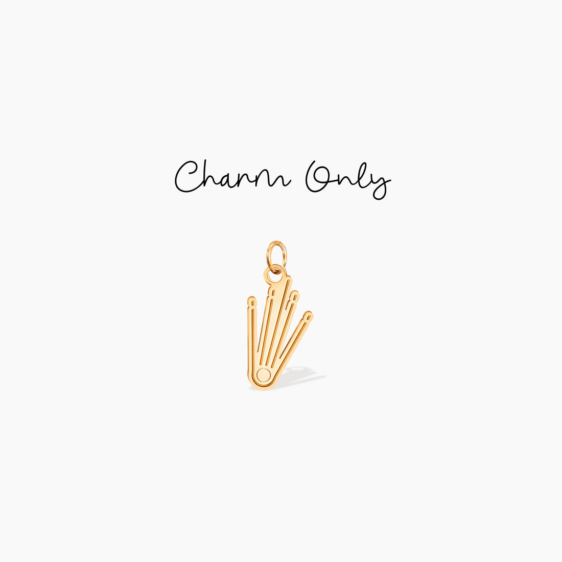 Comet Falling Star Charm
