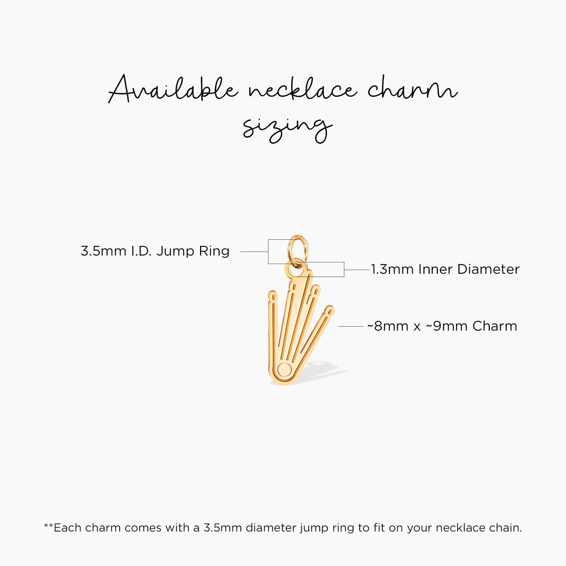 Comet Falling Star Charm