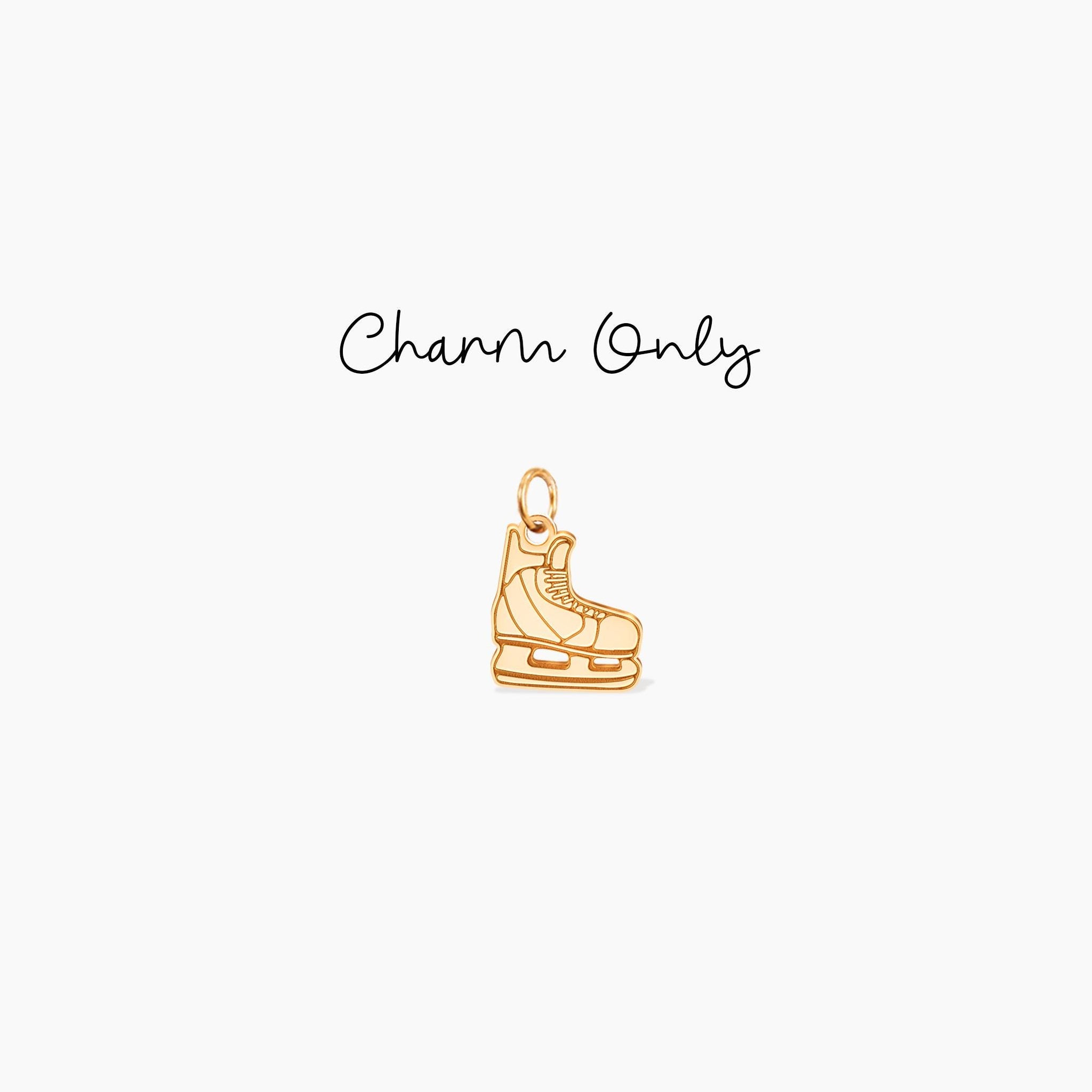 Hockey Skate Pendant Necklace