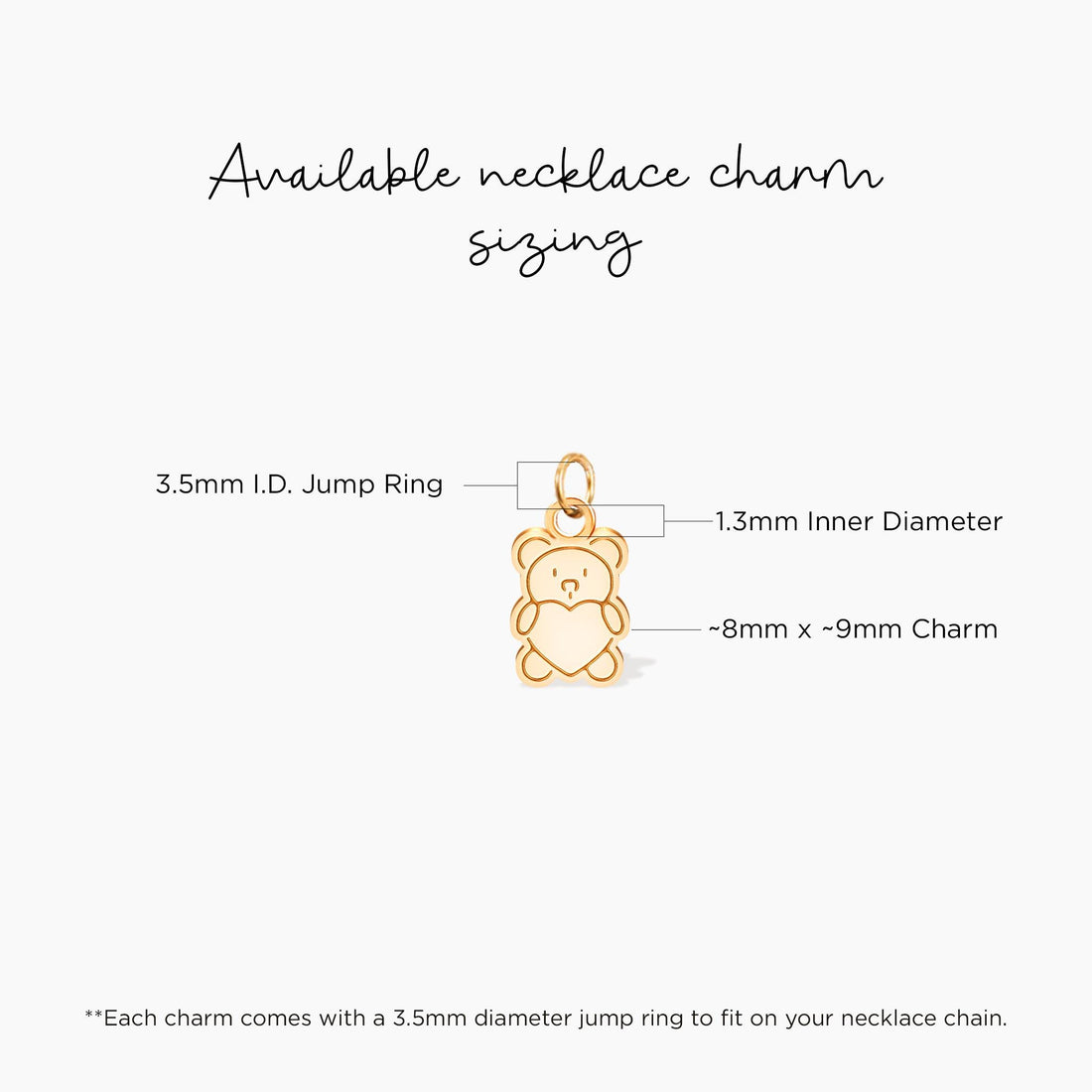 Teddy Bear Pendant Necklace