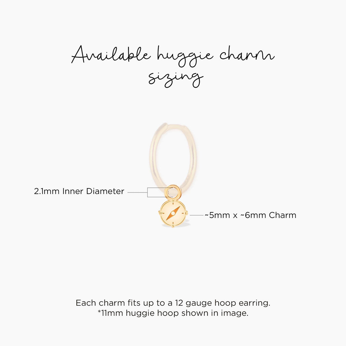 Compass Disc Charm