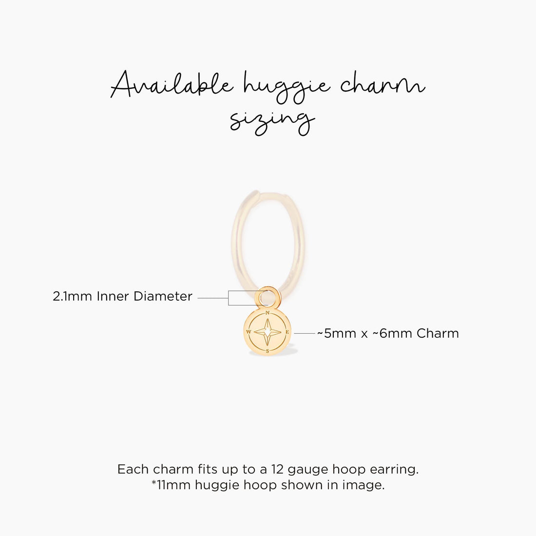 Compass Disc Charm