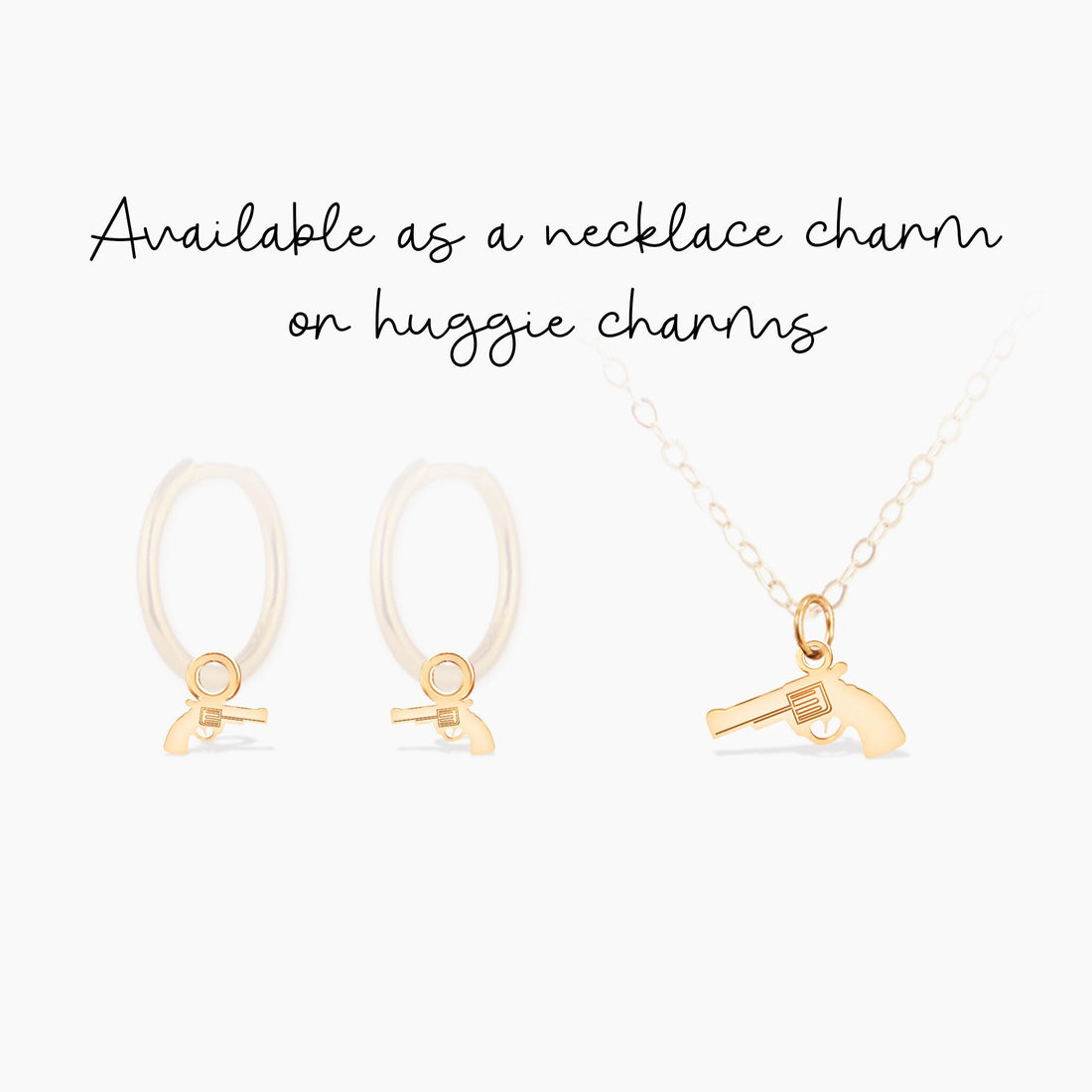 Gun Pendant Necklace