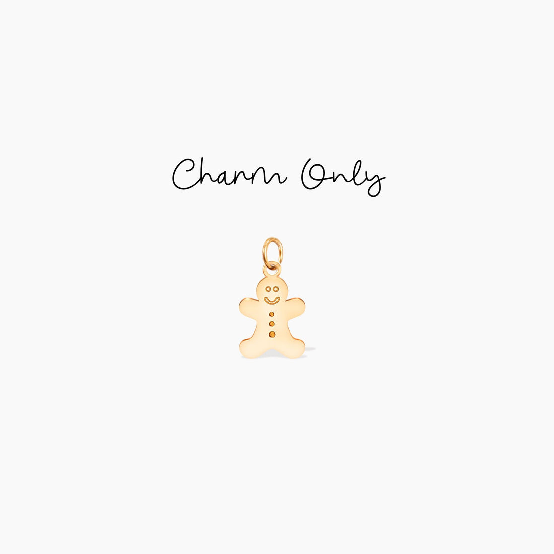 Gingerbread Man Christmas Pendant Necklace