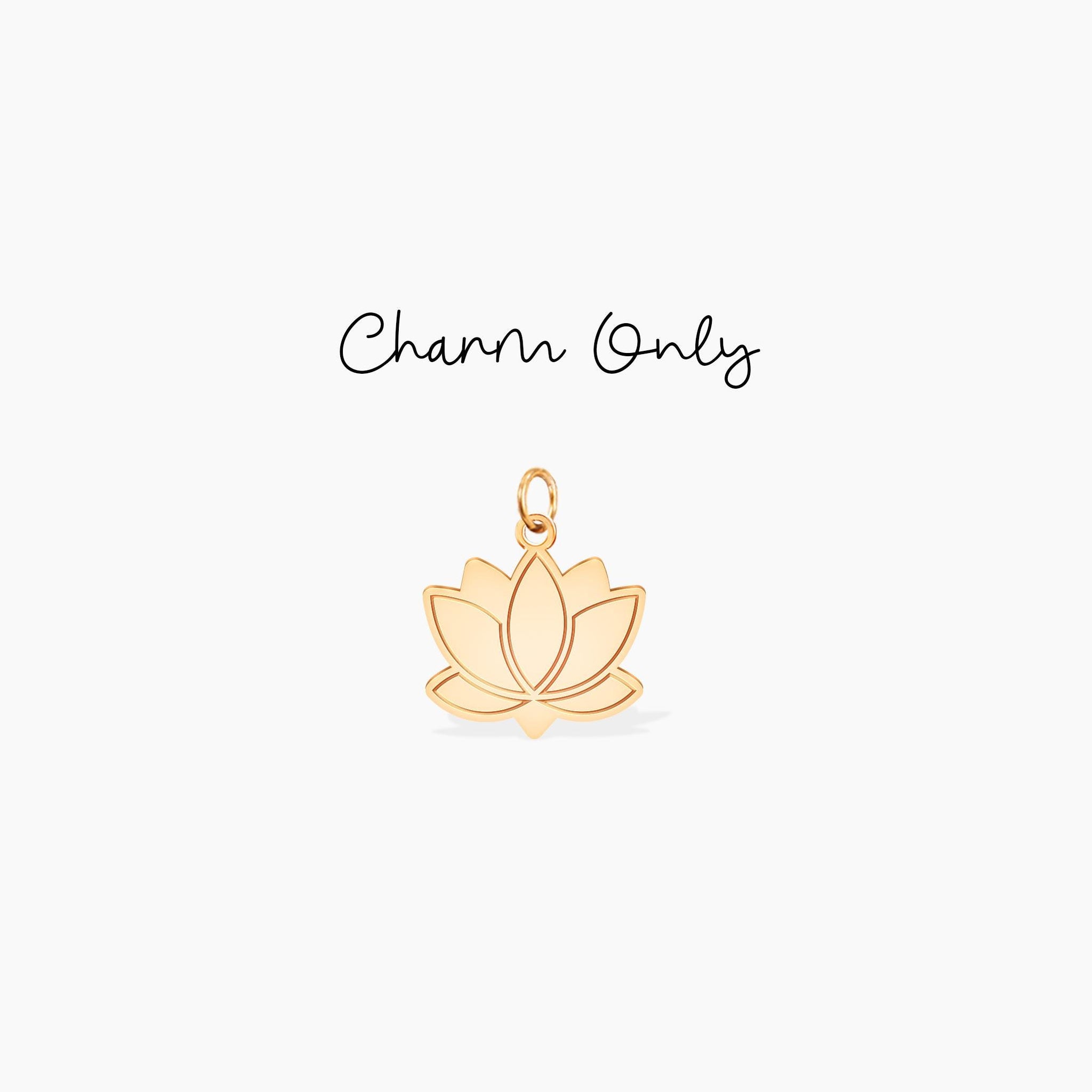 Lotus Flower Pendant Necklace