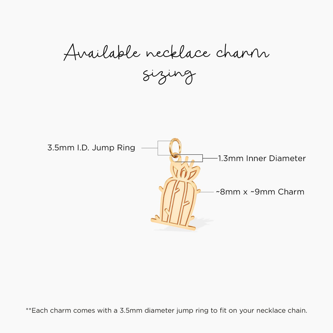 Cactus Pendant Necklace