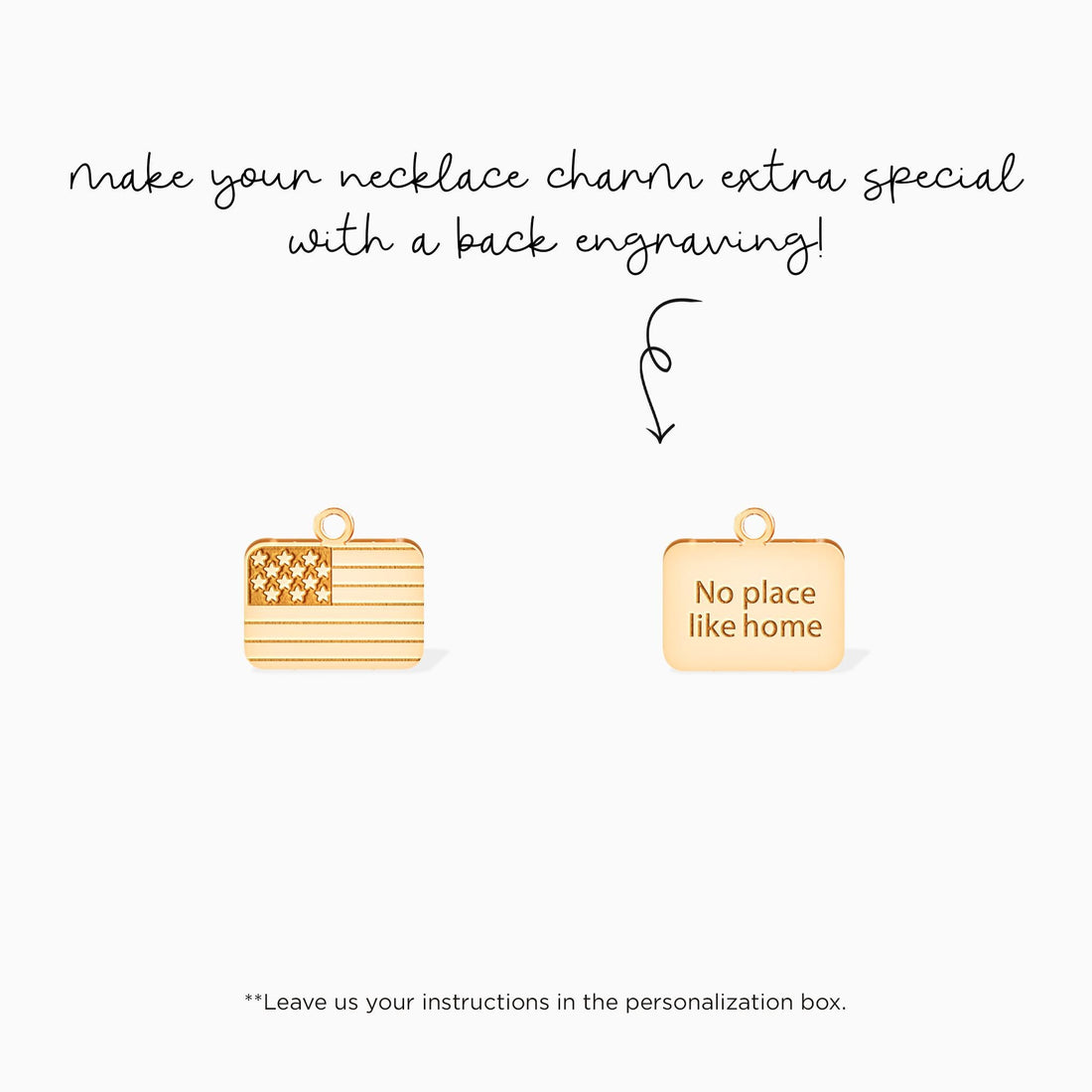 USA Flag Charm
