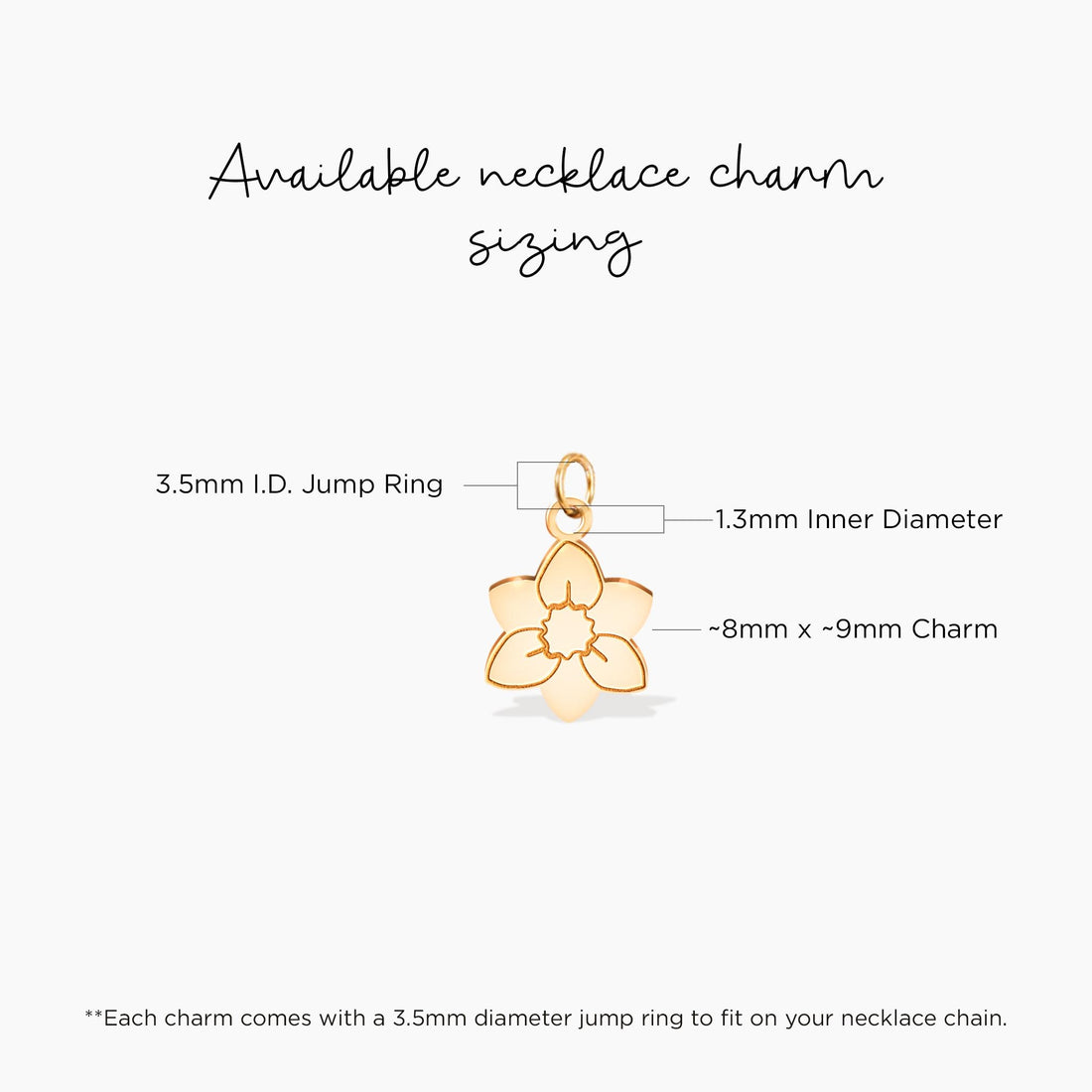 March Daffodil Charm