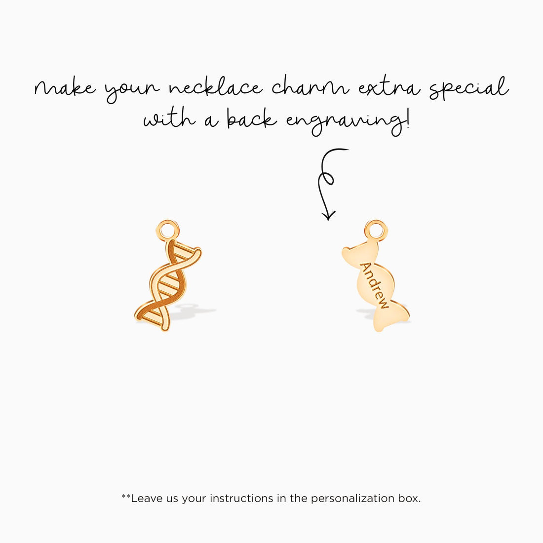 DNA Charm Pendant