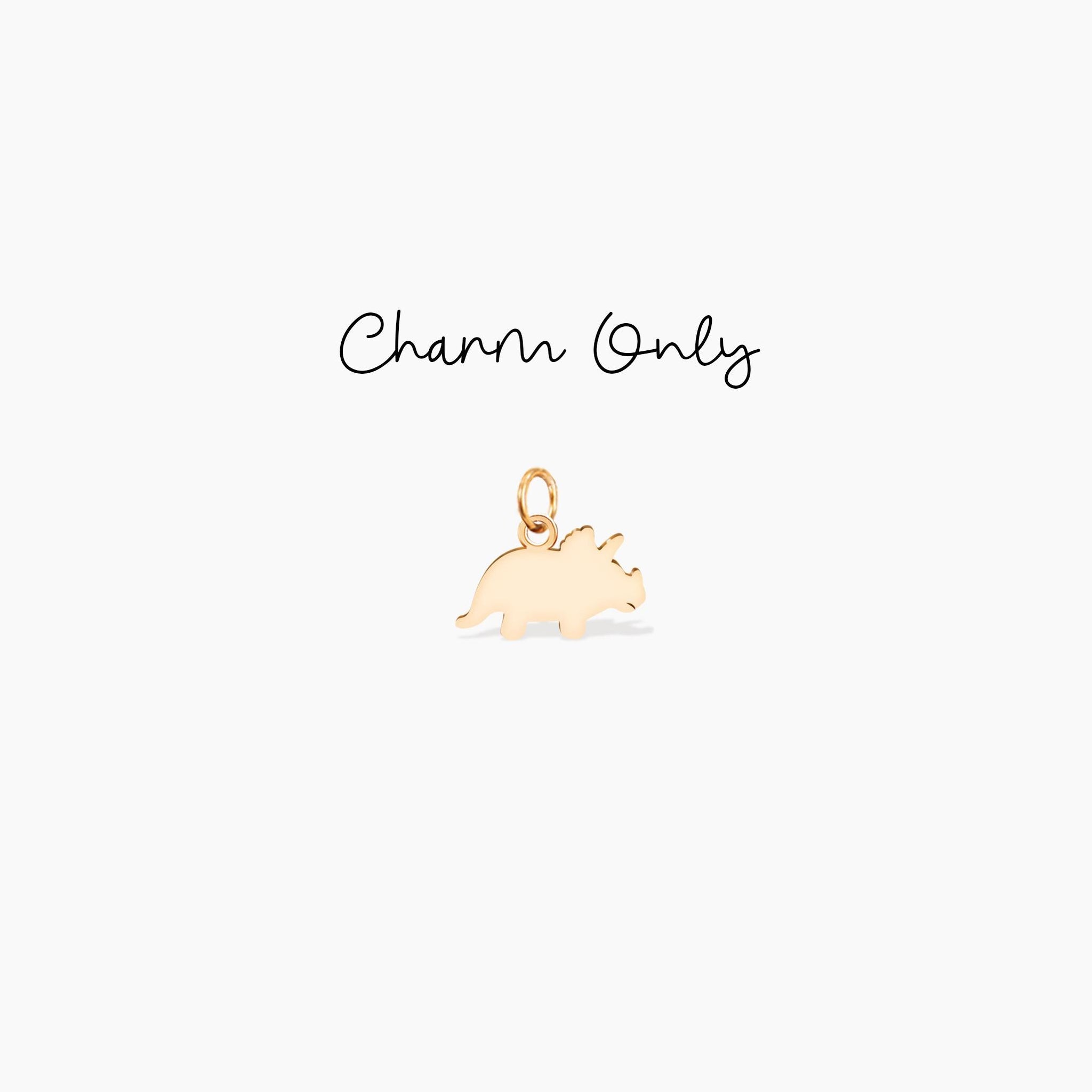Triceratops Dinosaur Pendant Necklace