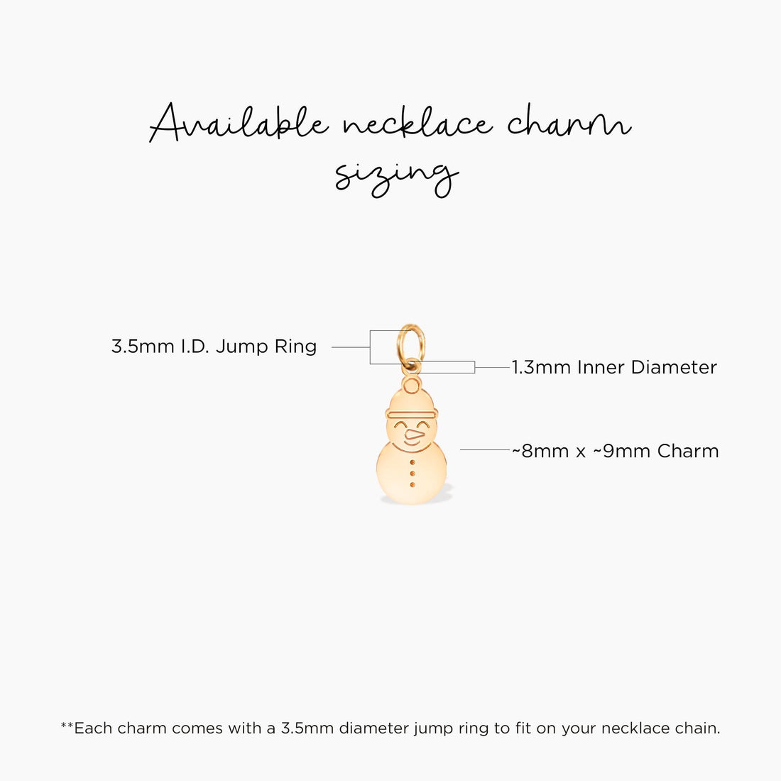 Snowman Pendant Necklace