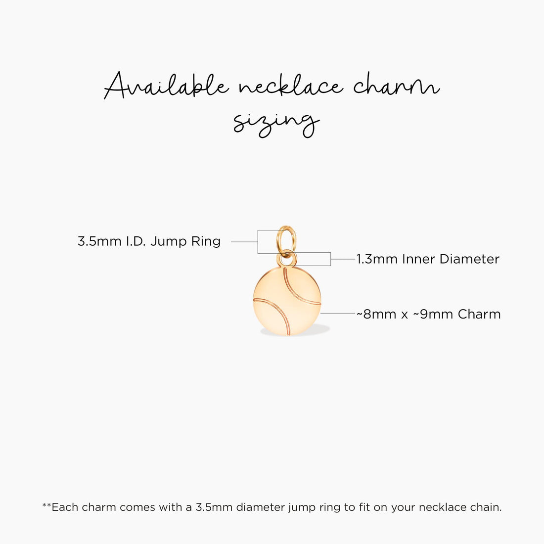 Tennis Ball Pendant Necklace