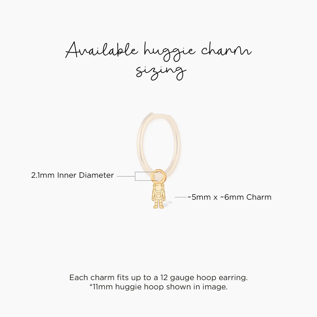 Astronaut Standing Charm
