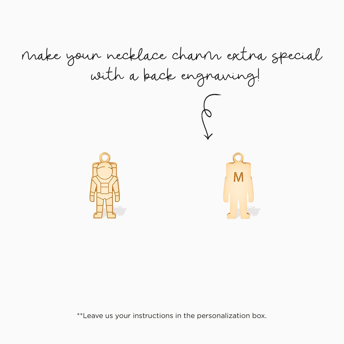 Astronaut Standing Charm