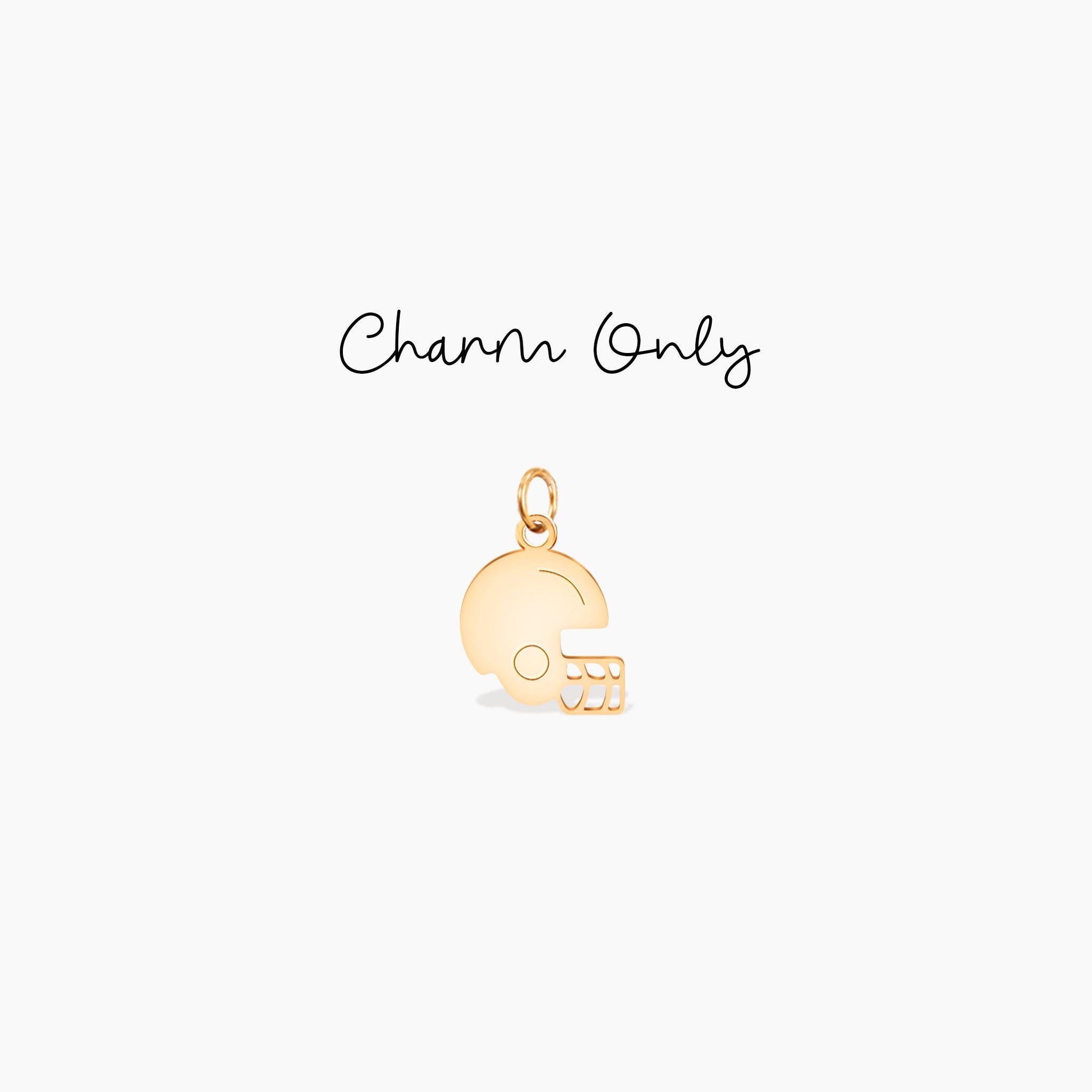 Football Helmet Pendant Necklace
