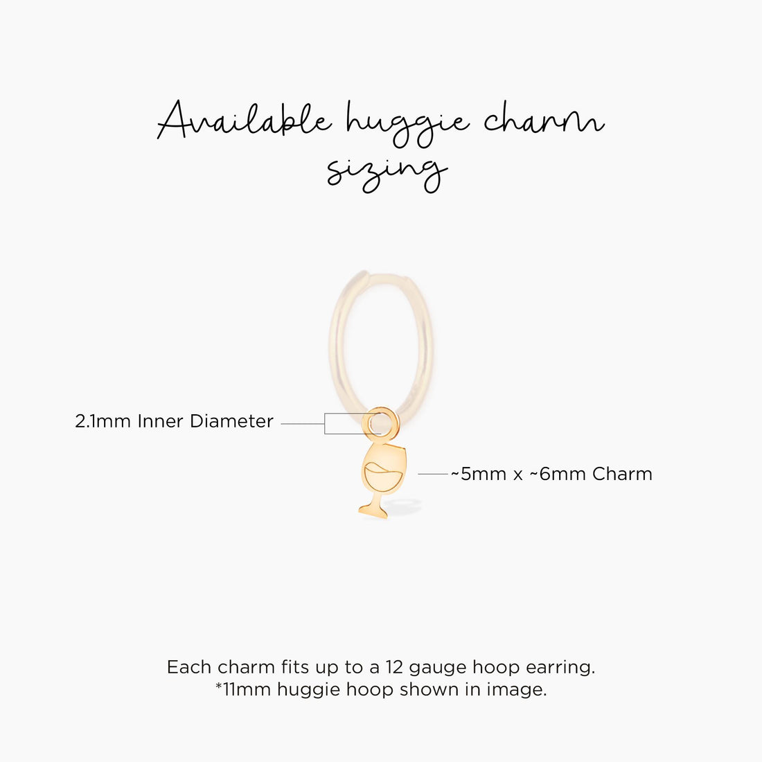 Elegant Wine Glass Charm