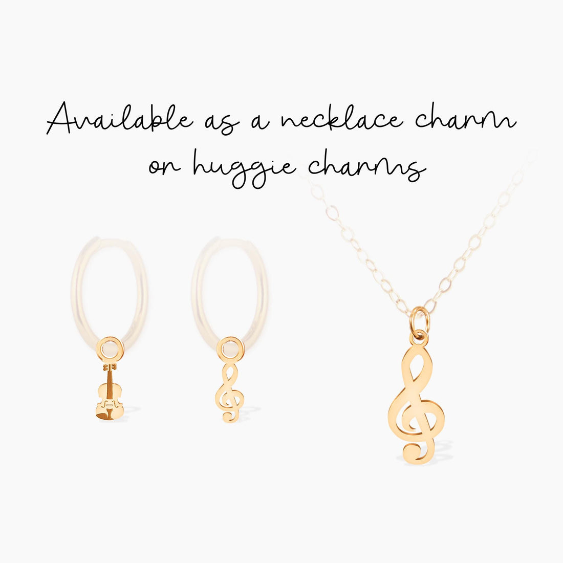 Music Treble Clef Charm
