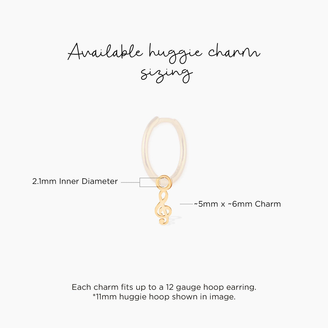 Music Treble Clef Charm