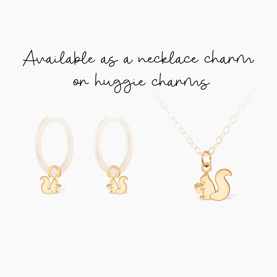 Squirrel Pendant Necklace