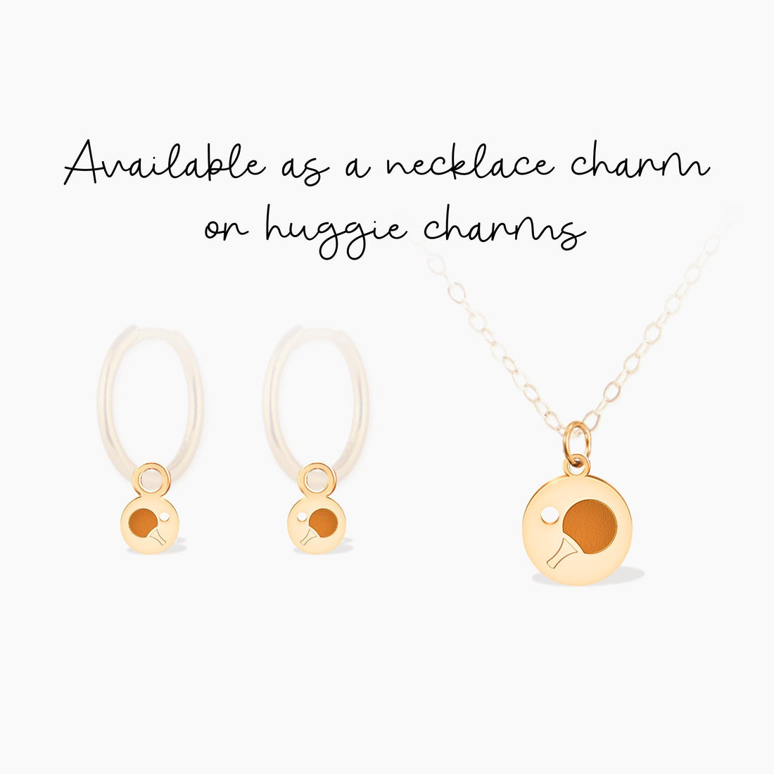 Ping Pong Pendant Necklace