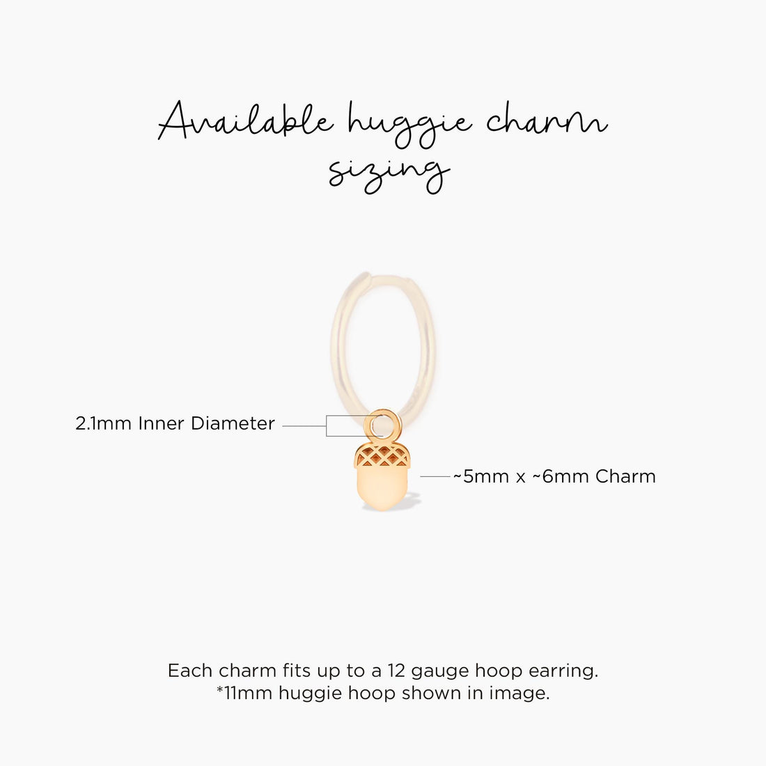 Acorn Charm