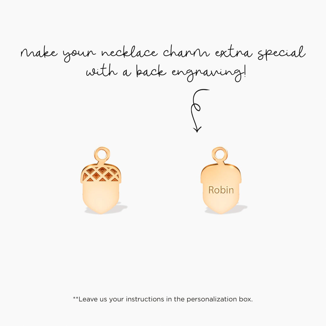 Acorn Charm