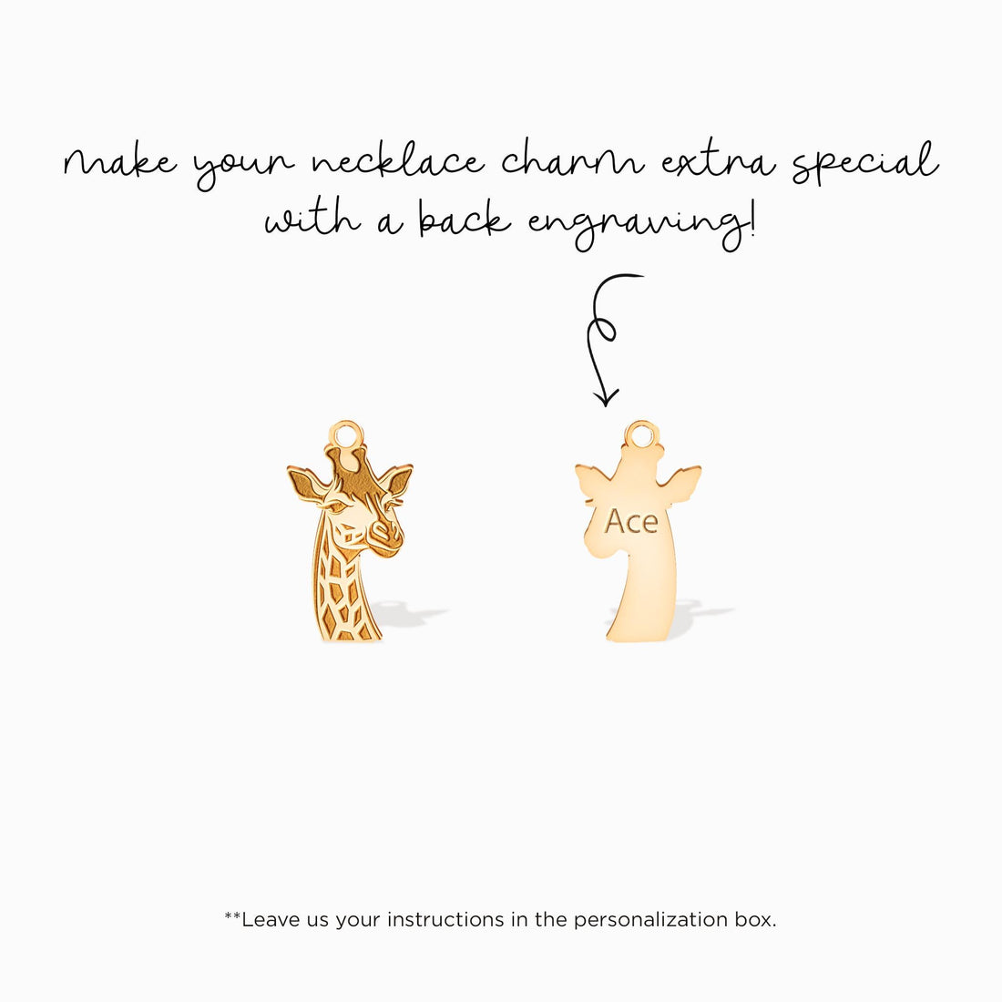 Giraffe Pendant Necklace