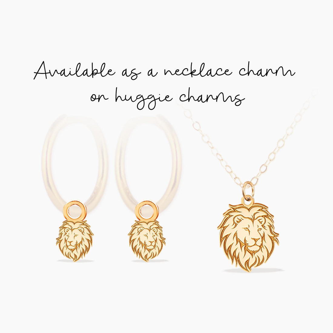 Leo Lion Head Charm