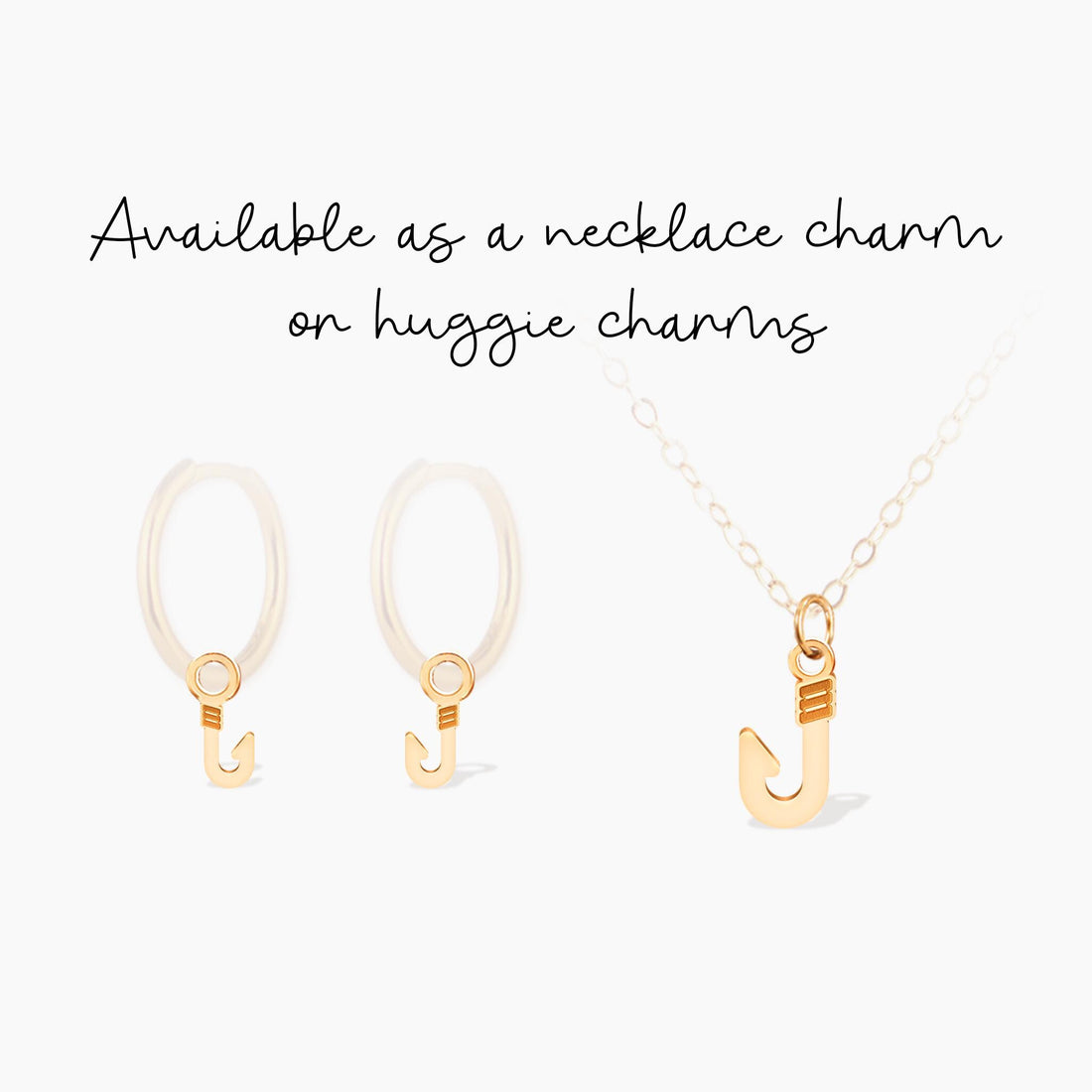 Fishing Hook Pendant Necklace