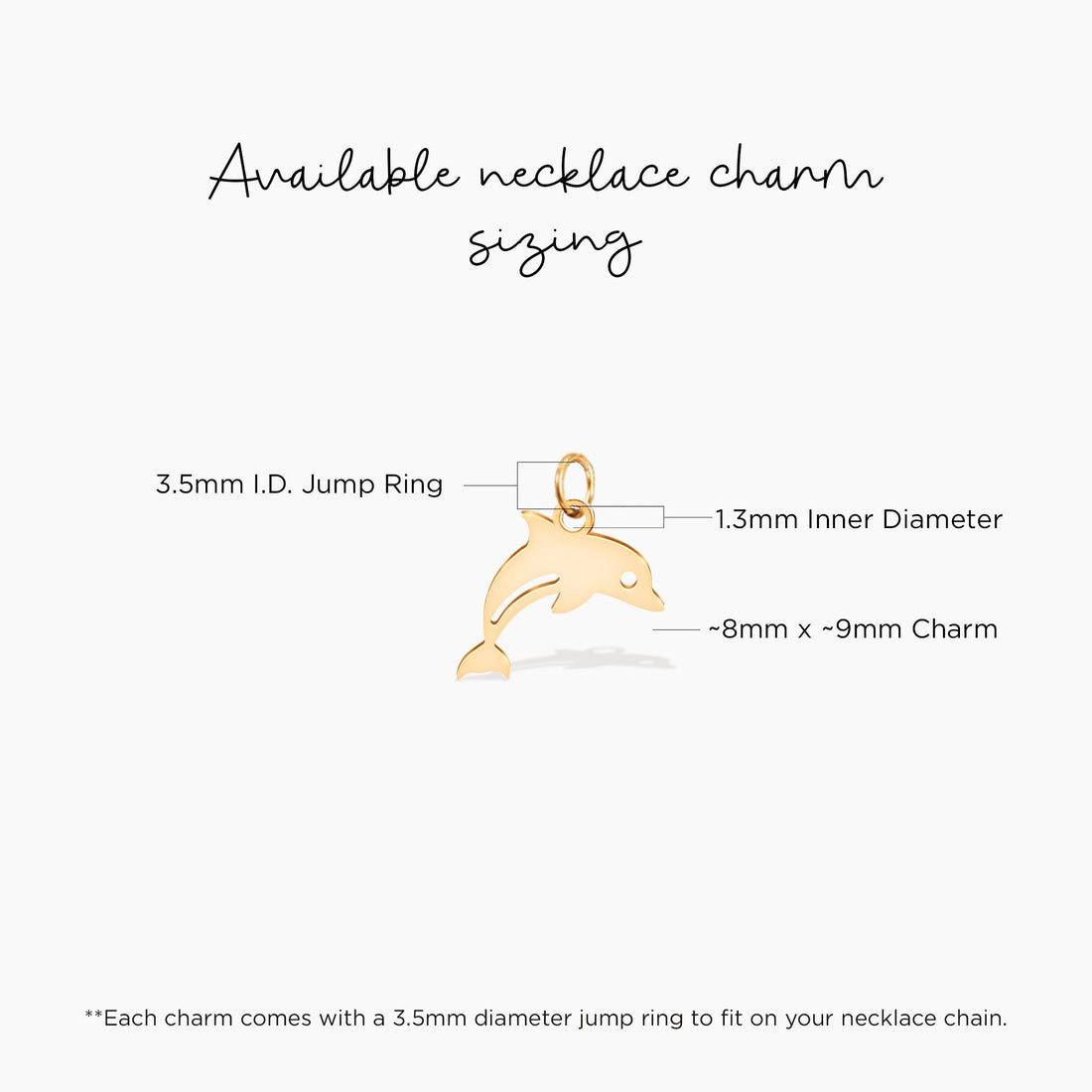 Leaping Dolphin Cutout Charm