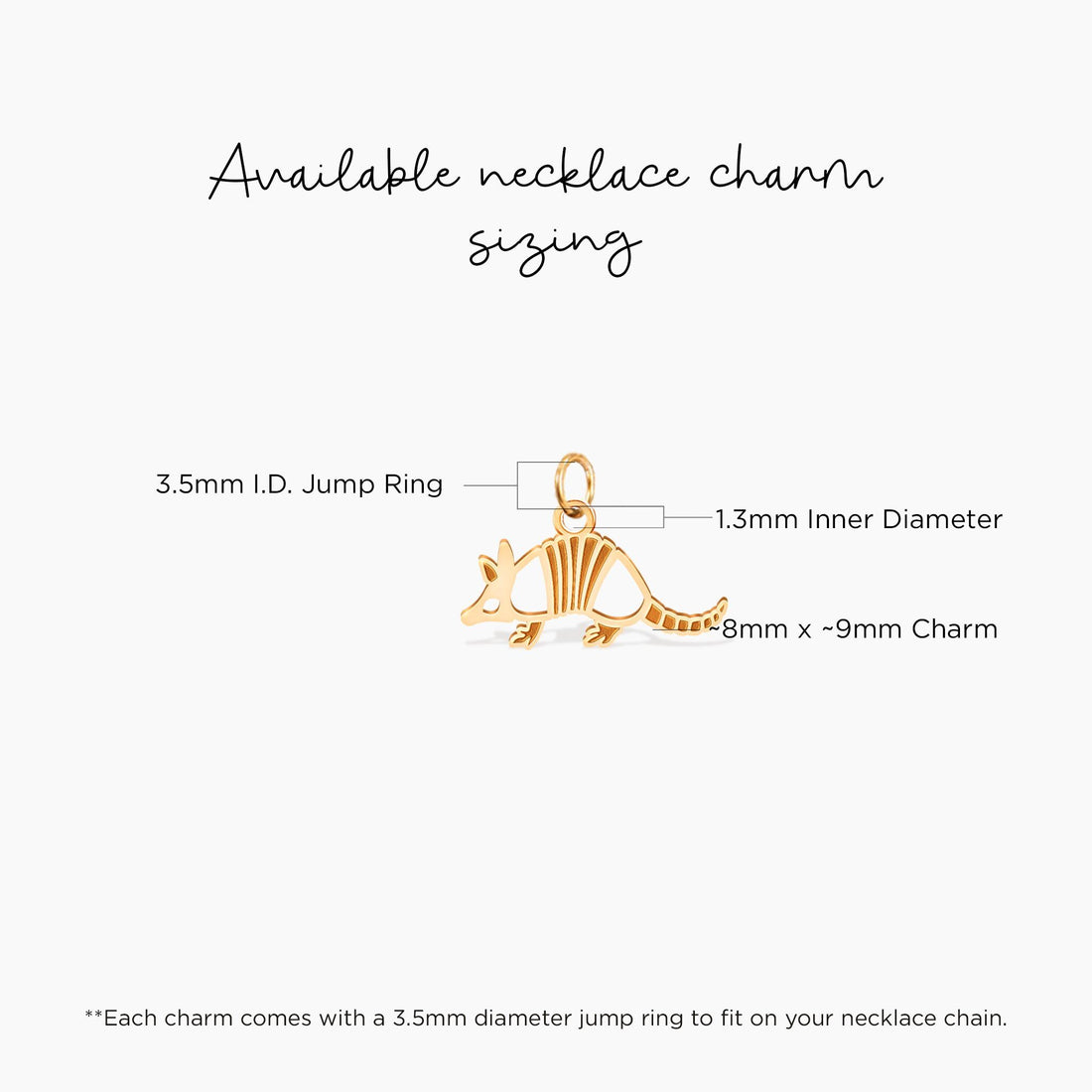 Armadillo Charm Earrings