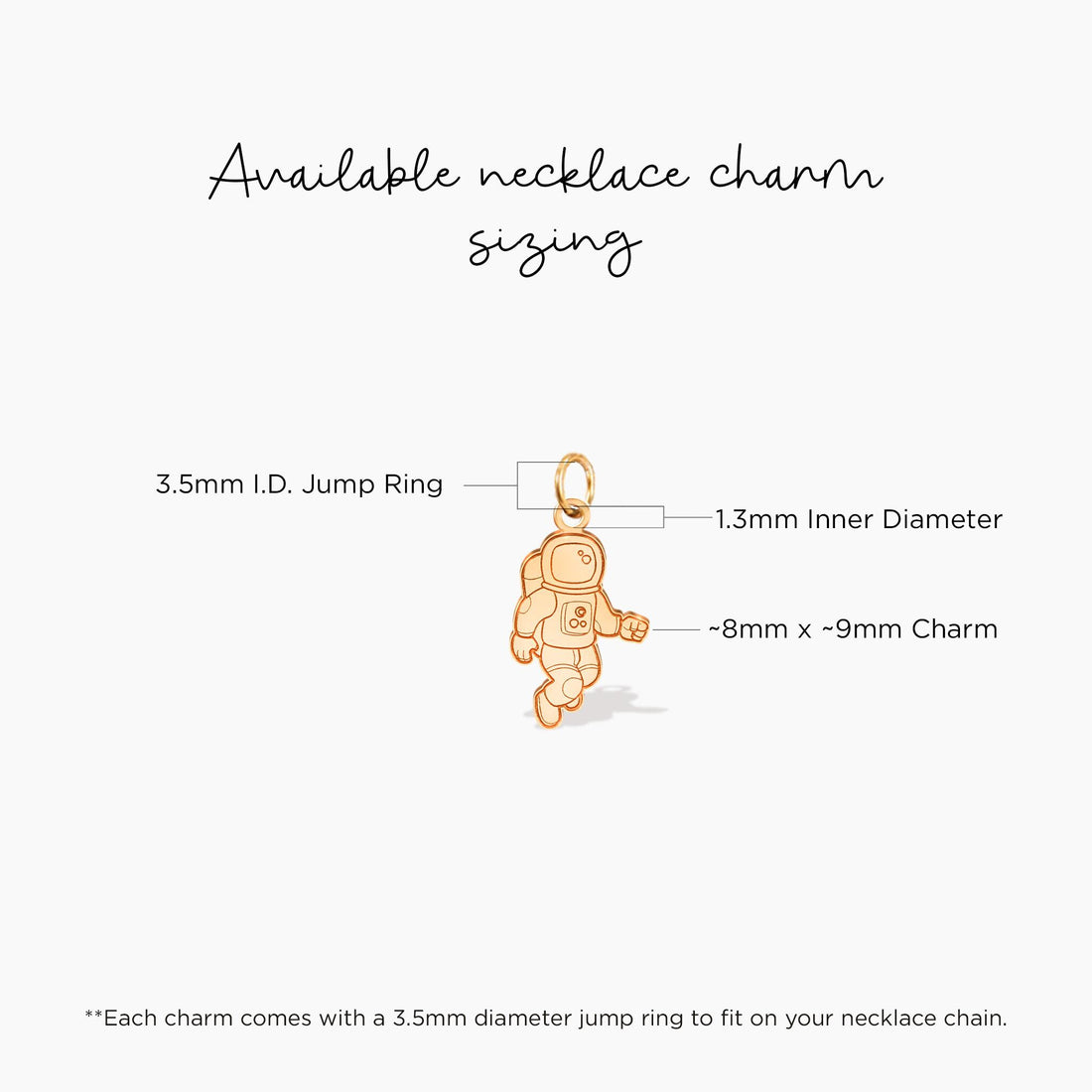 Astronaut Walking Charm
