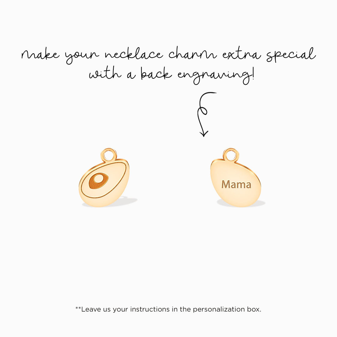 Avocado Half Charm