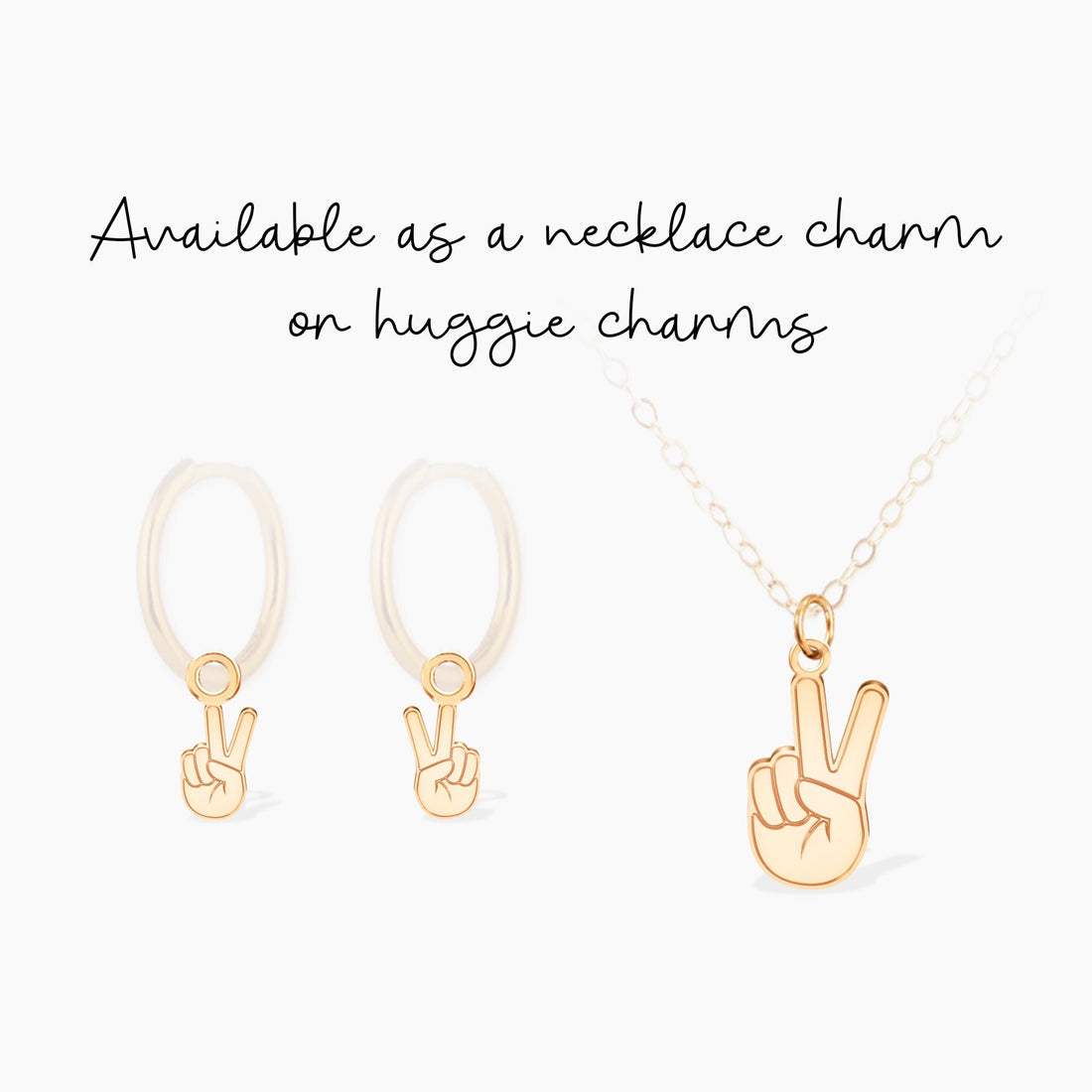 Peace Sign Pendant Necklace