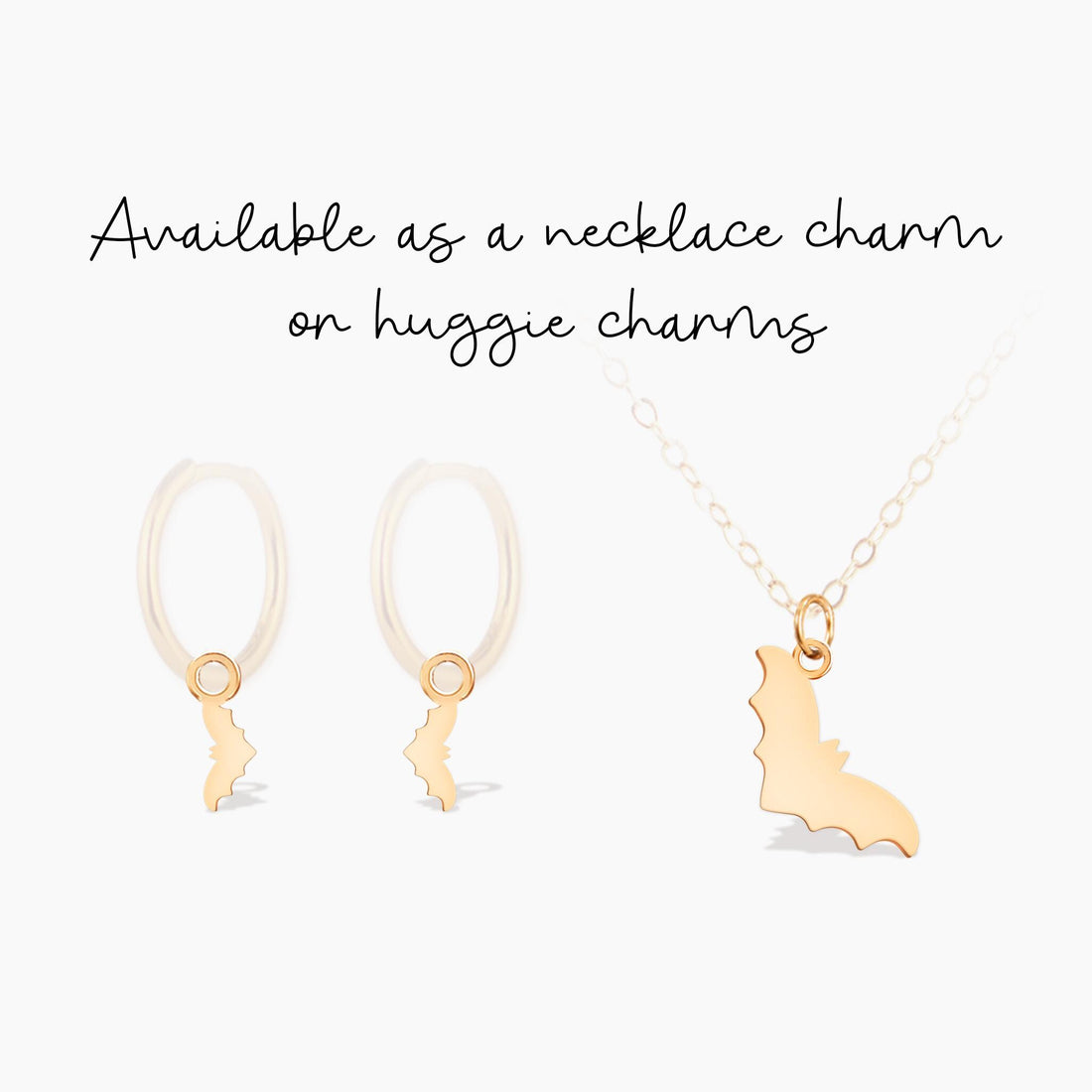 Bat Charm Earrings