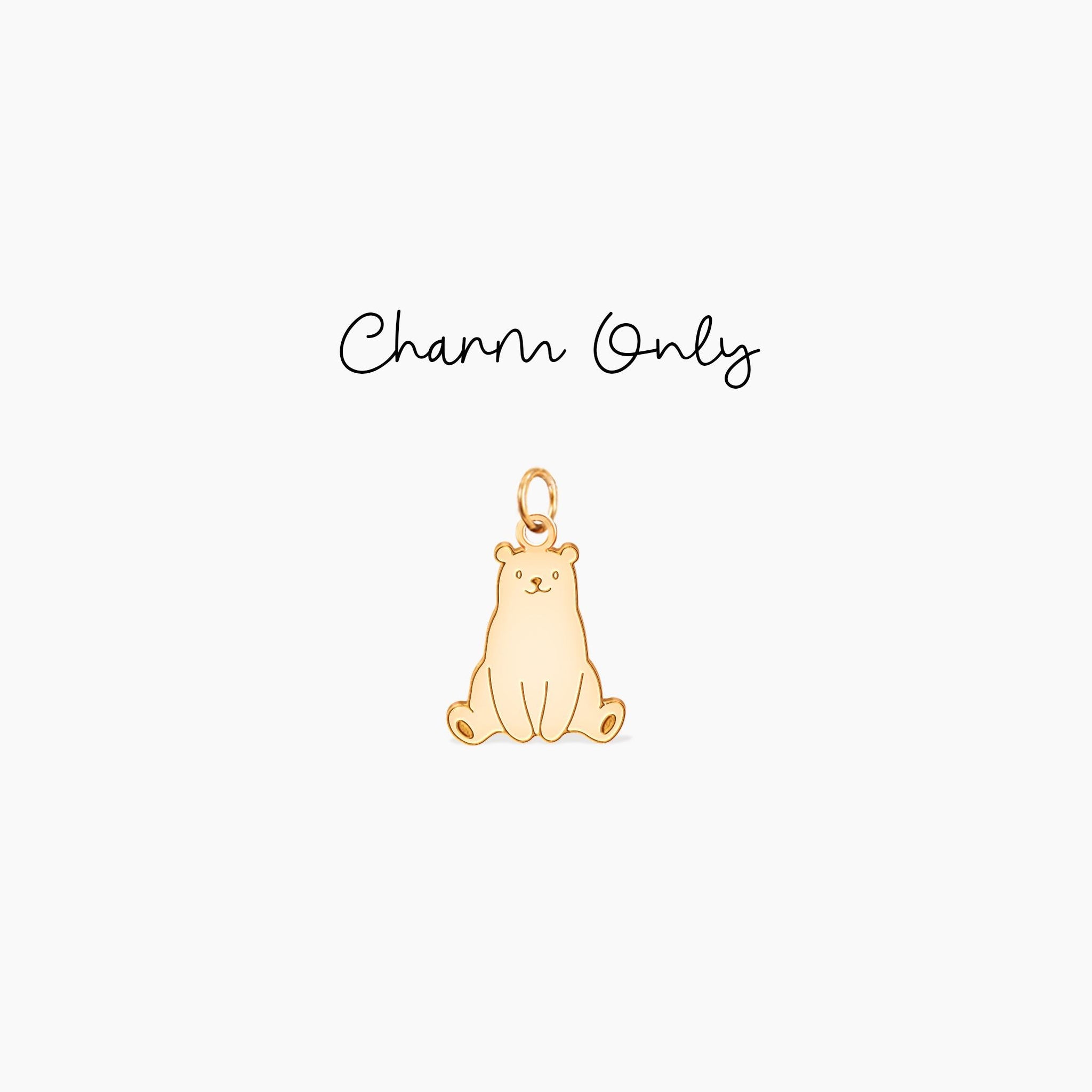 Sitting Bear Pendant Necklace