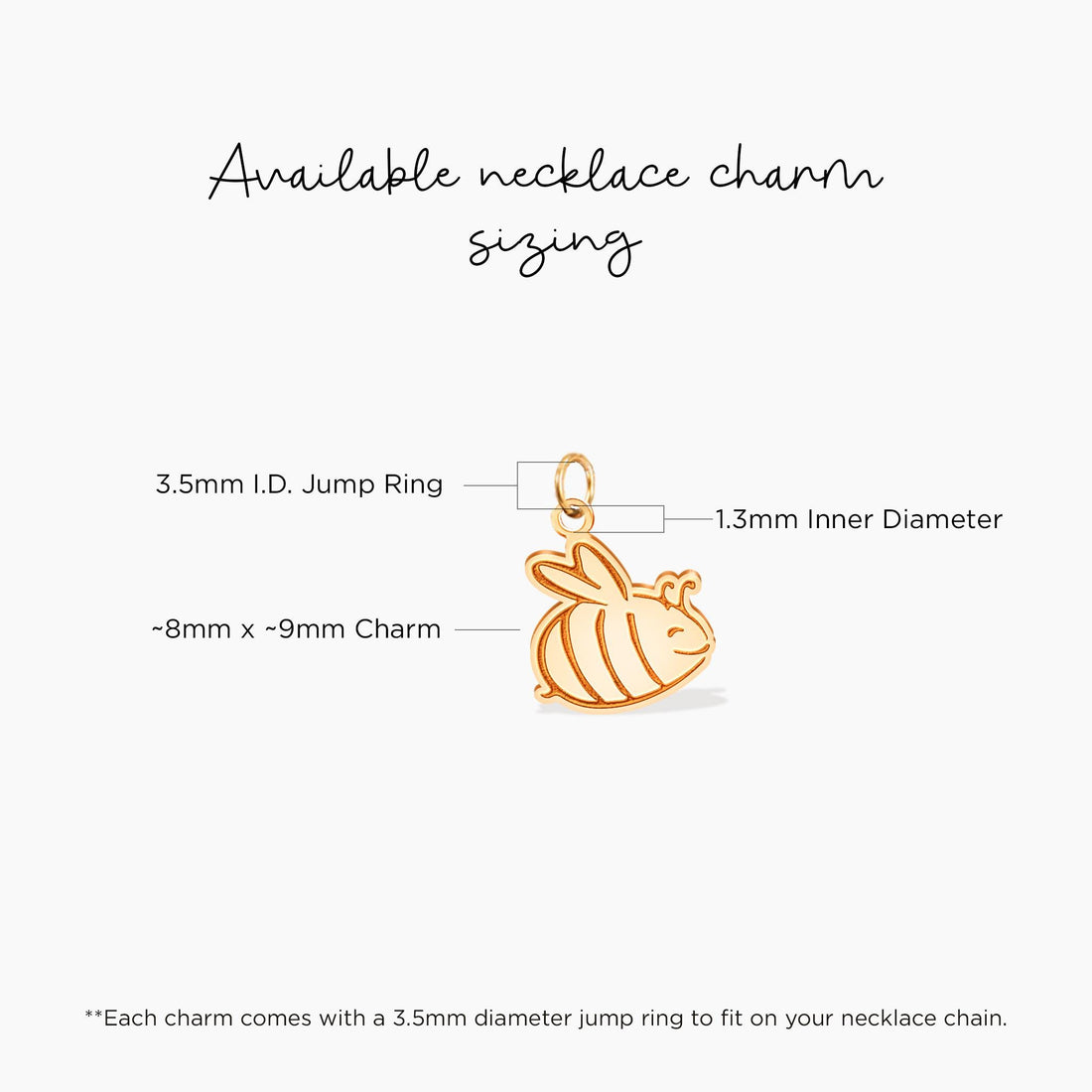 Happy Bee Charm
