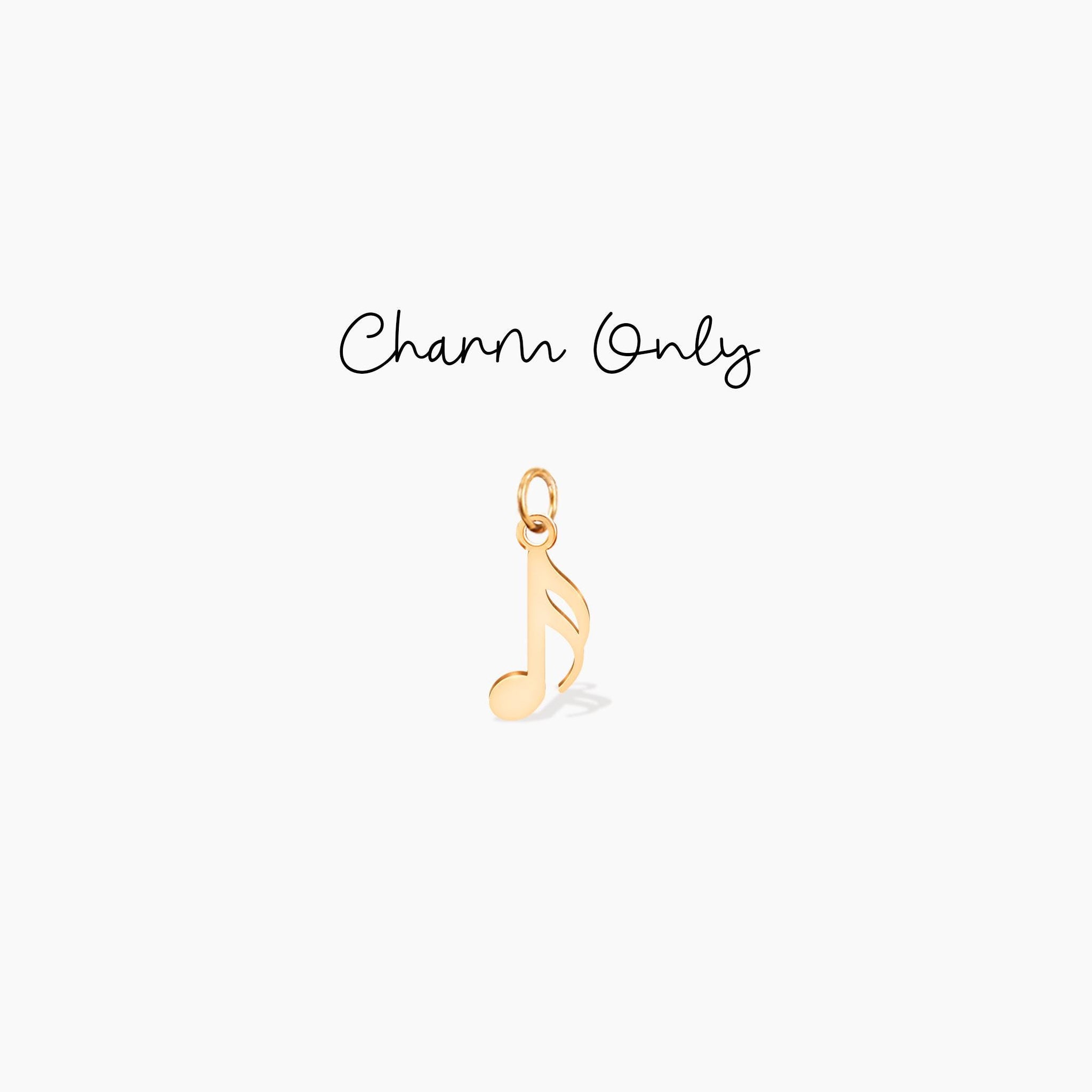 Music Note Pendant Necklace