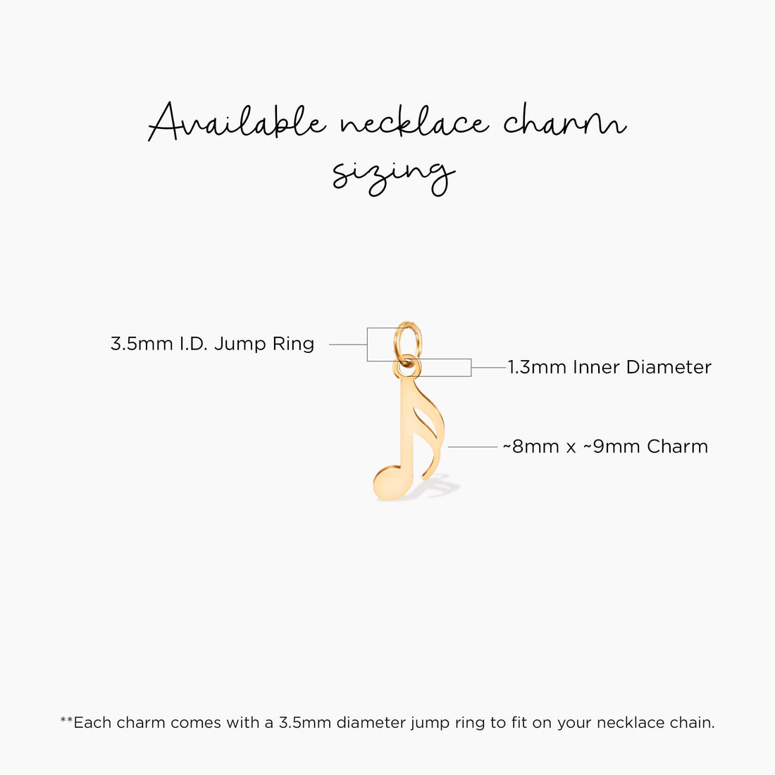 Music Note Charm