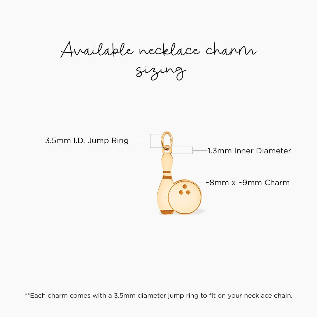 Bowling Pin And Ball Charm