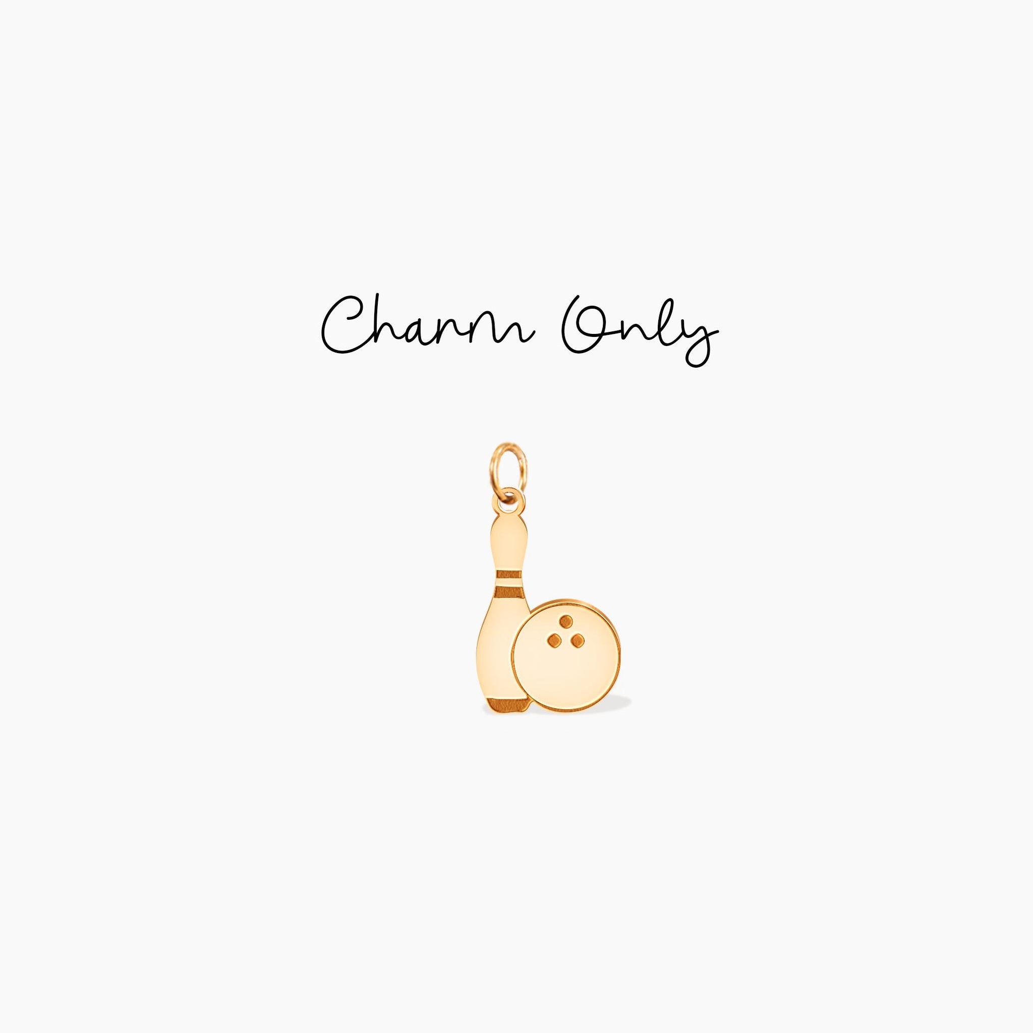 Bowling Pin Pendant Necklace