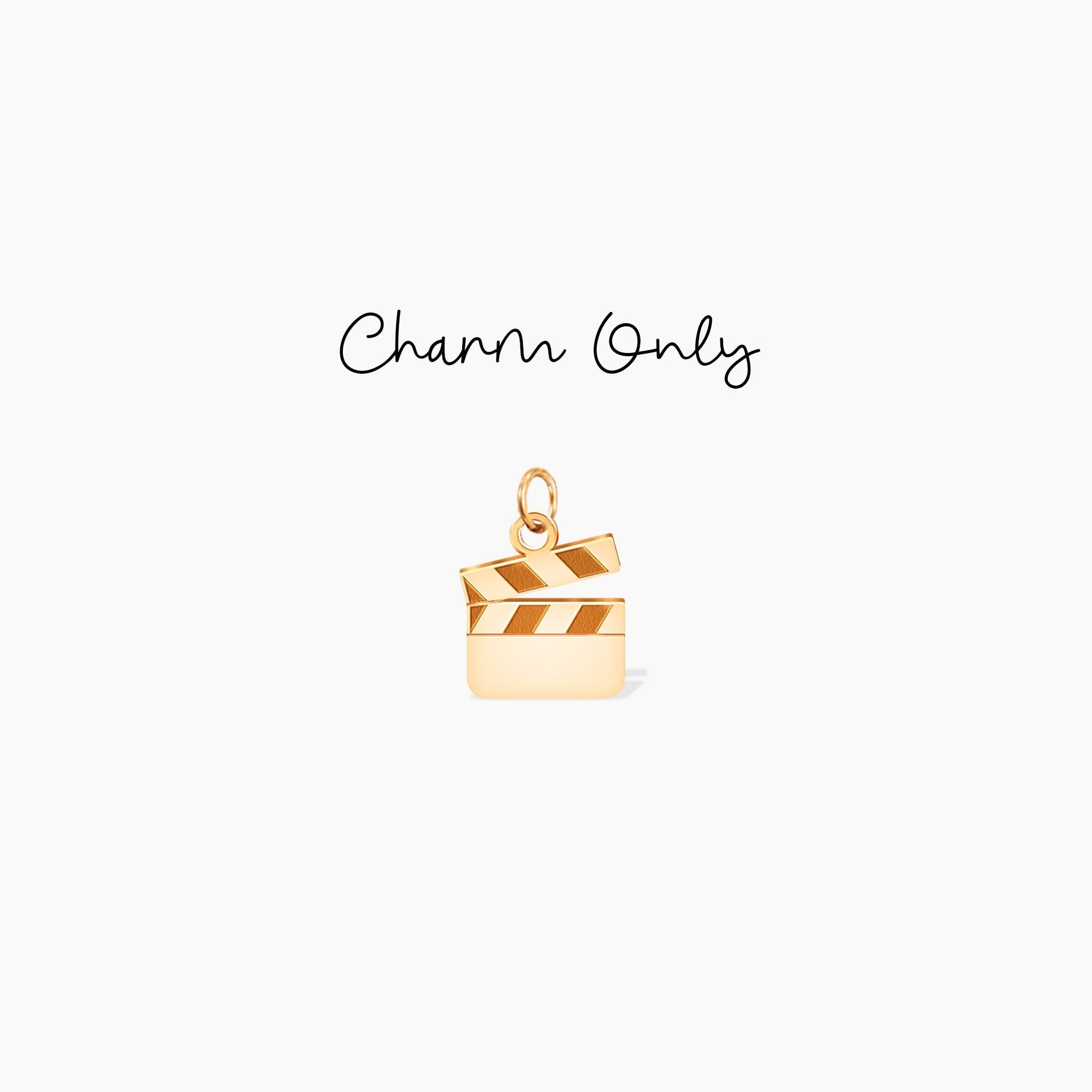 Movie Slate Charm Stud Earrings