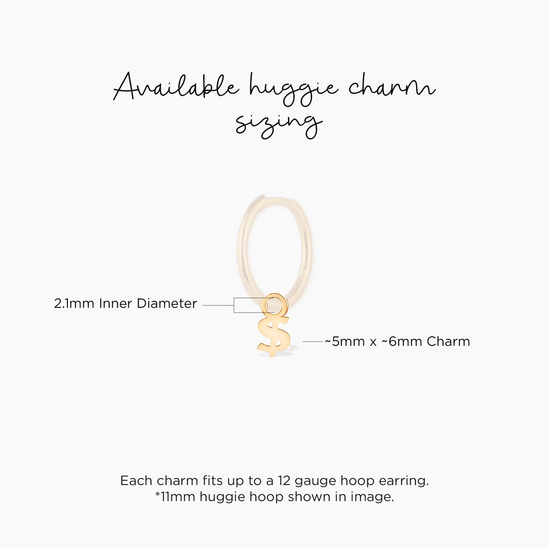 Dollar Sign Charm Pendant