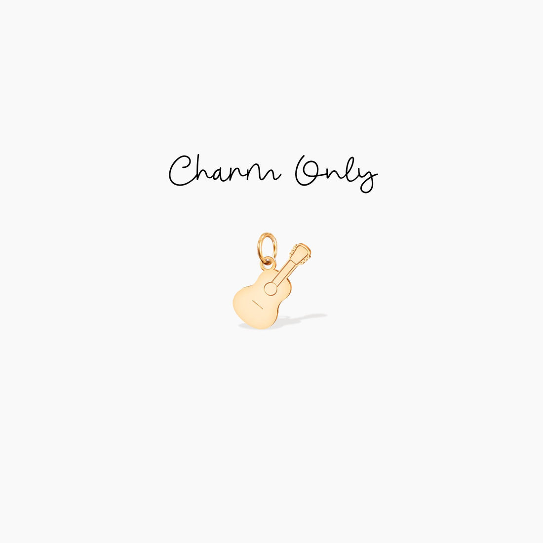 Acoustic Guitar Charm Pendant