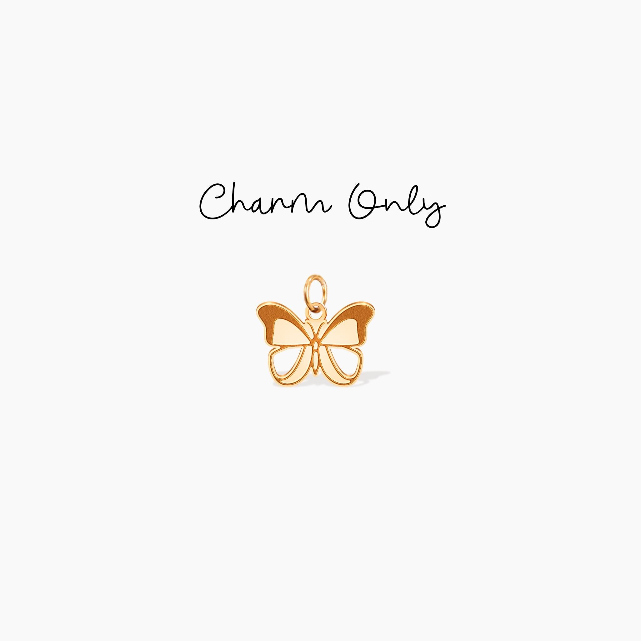 Openwork Butterfly Pendant Charm