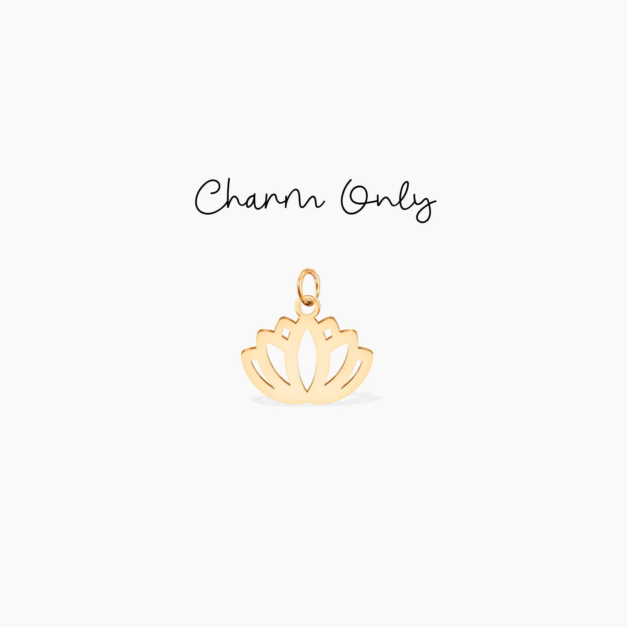Lotus Flower Pendant Necklace